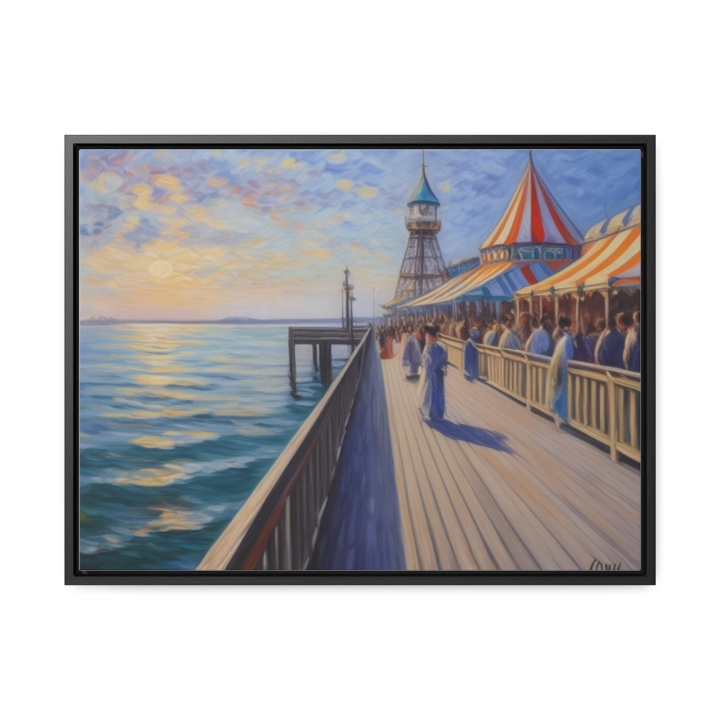 Pier, Wall Art, Gallery Canvas Wraps, Horizontal Frame