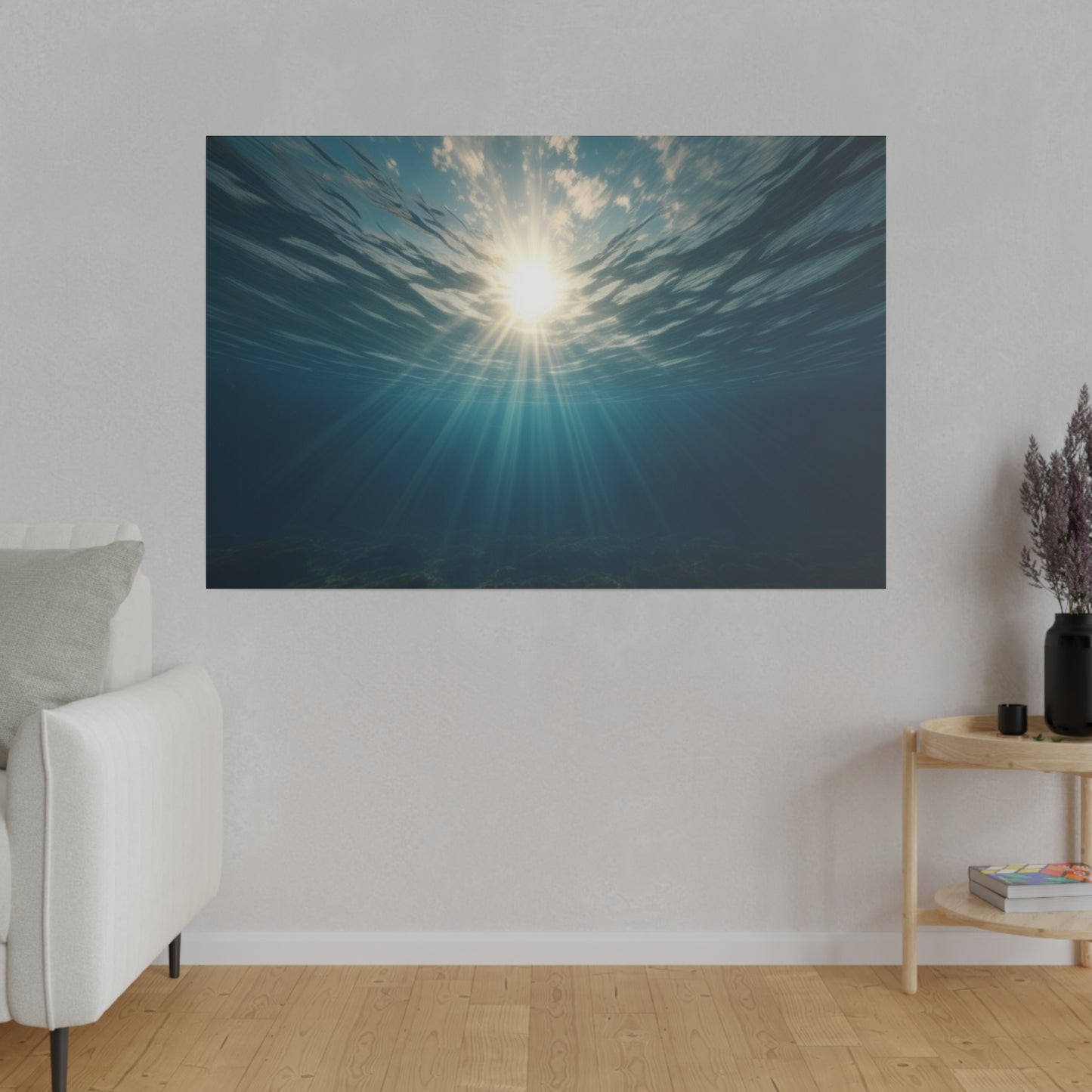 Under Water, Wall Art, Matte Canvas, Stretched, 0.75"