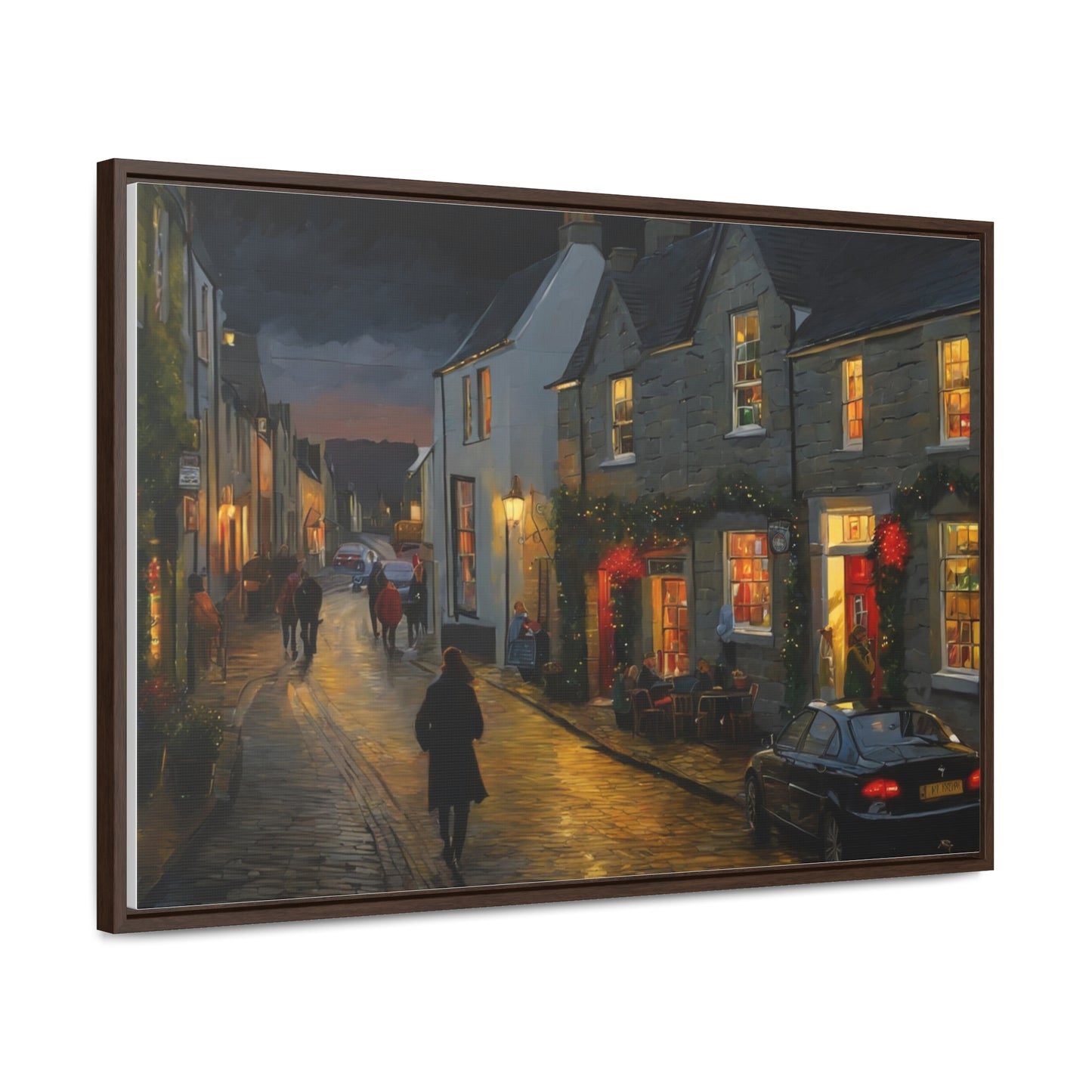 Calm Town, Wall Art, Gallery Canvas Wraps, Horizontal Frame