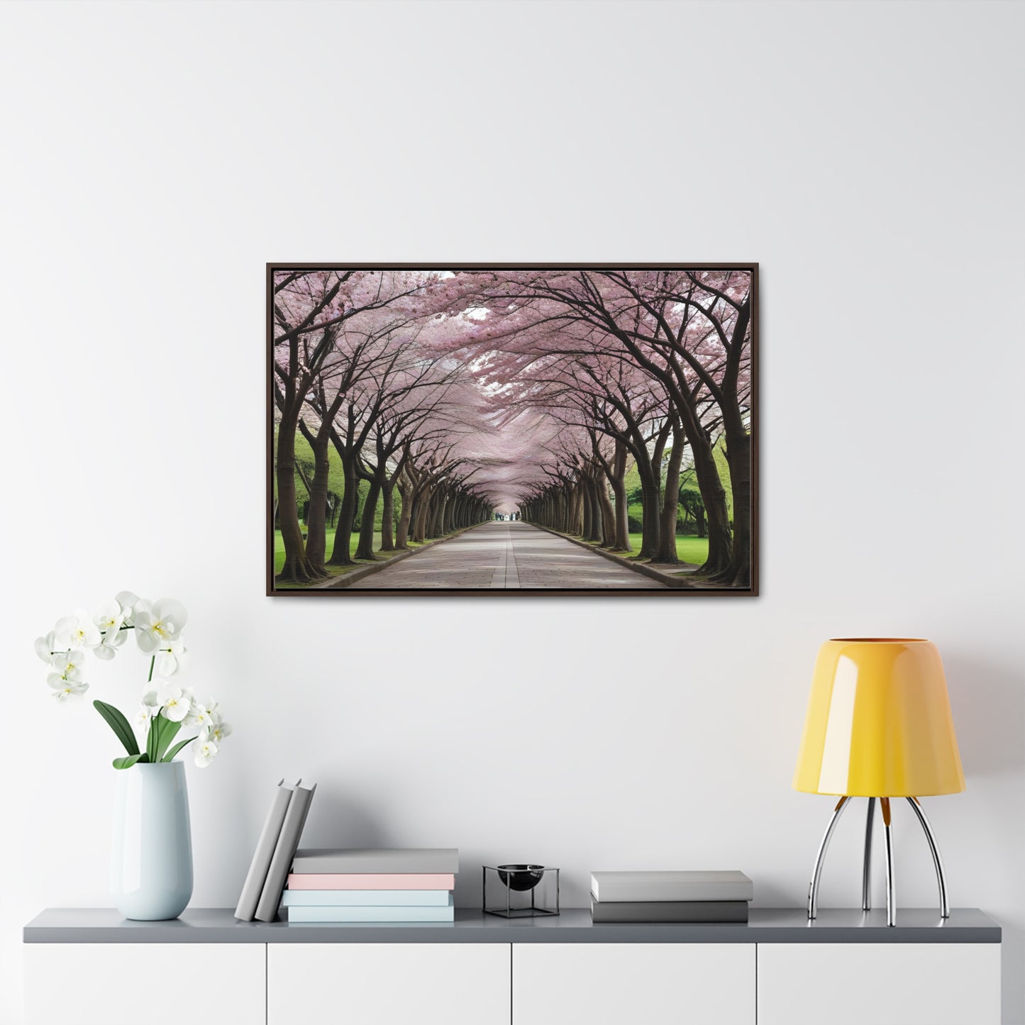 Cherry Blossoms, Gallery Canvas Wraps, Horizontal Frame