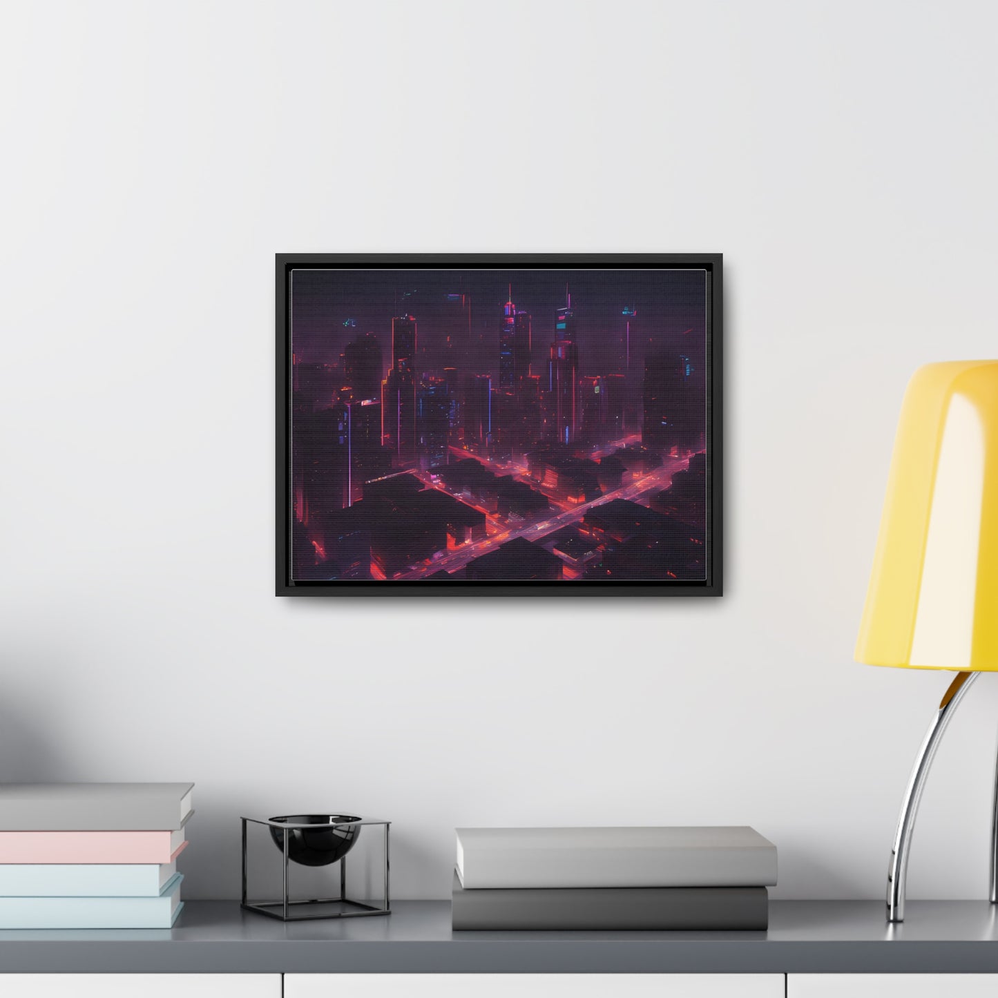 Neon lights, Wall Art, Gallery Canvas Wraps, Horizontal Frame