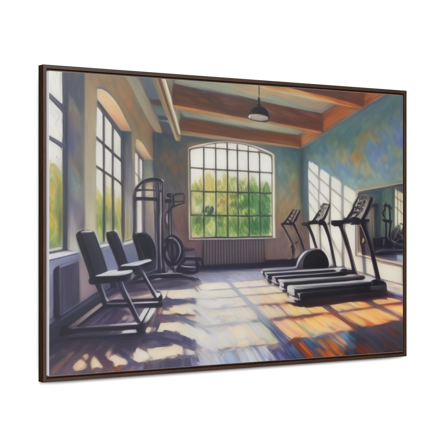 Gym, Work Out, Wall Art, Gallery Canvas Wraps, Horizontal Frame