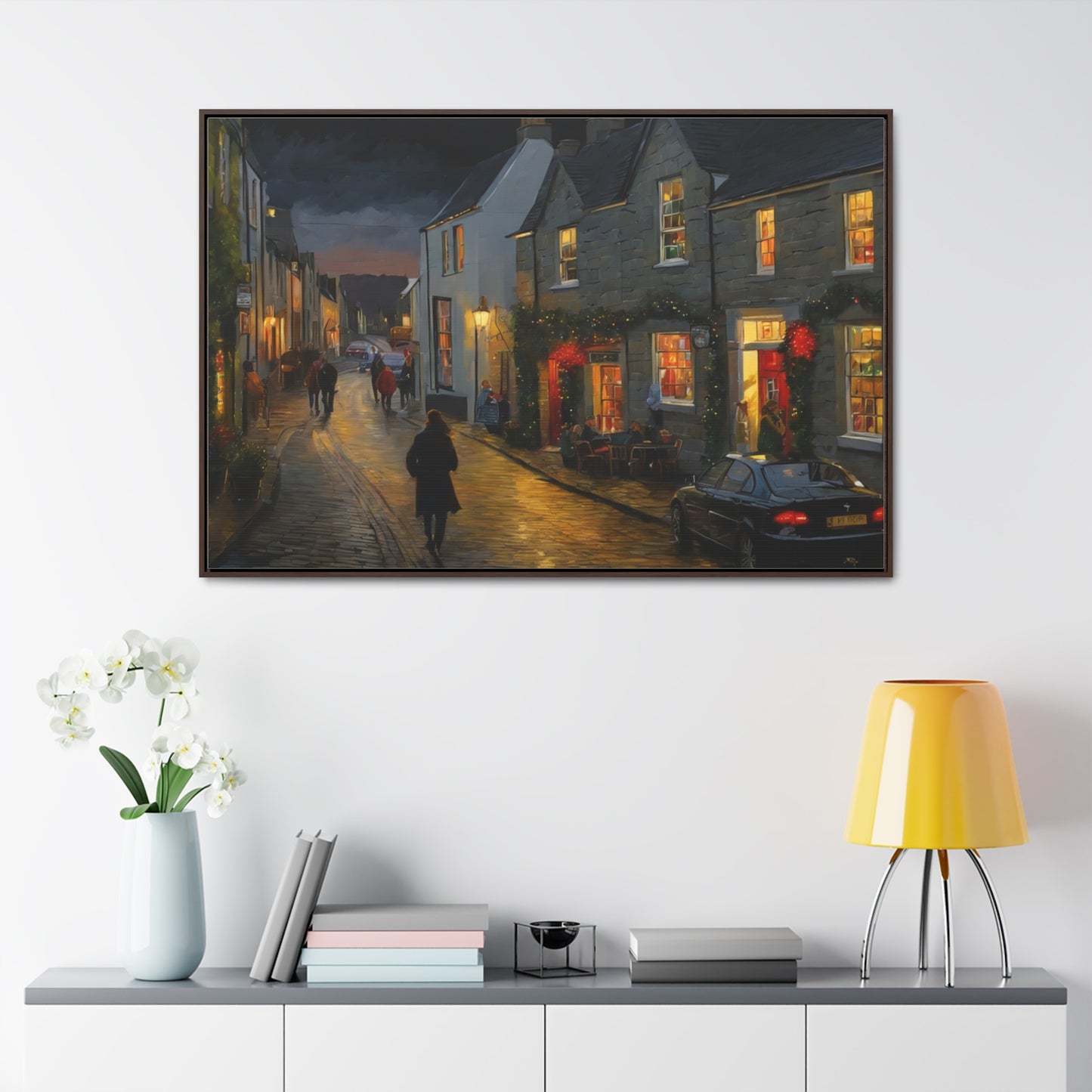 Calm Town, Wall Art, Gallery Canvas Wraps, Horizontal Frame