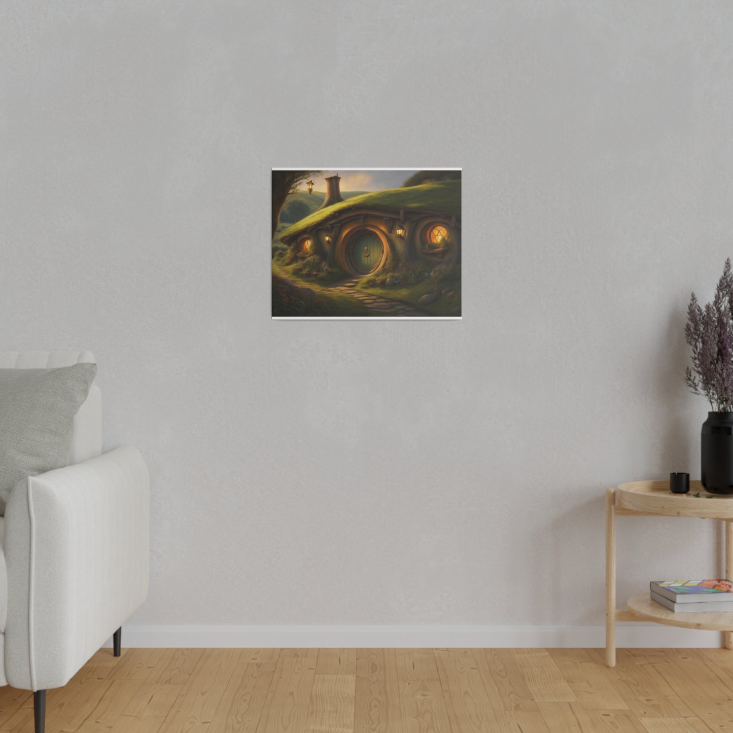 Hobbiton, Wall Art, Matte Canvas, Stretched, 0.75"