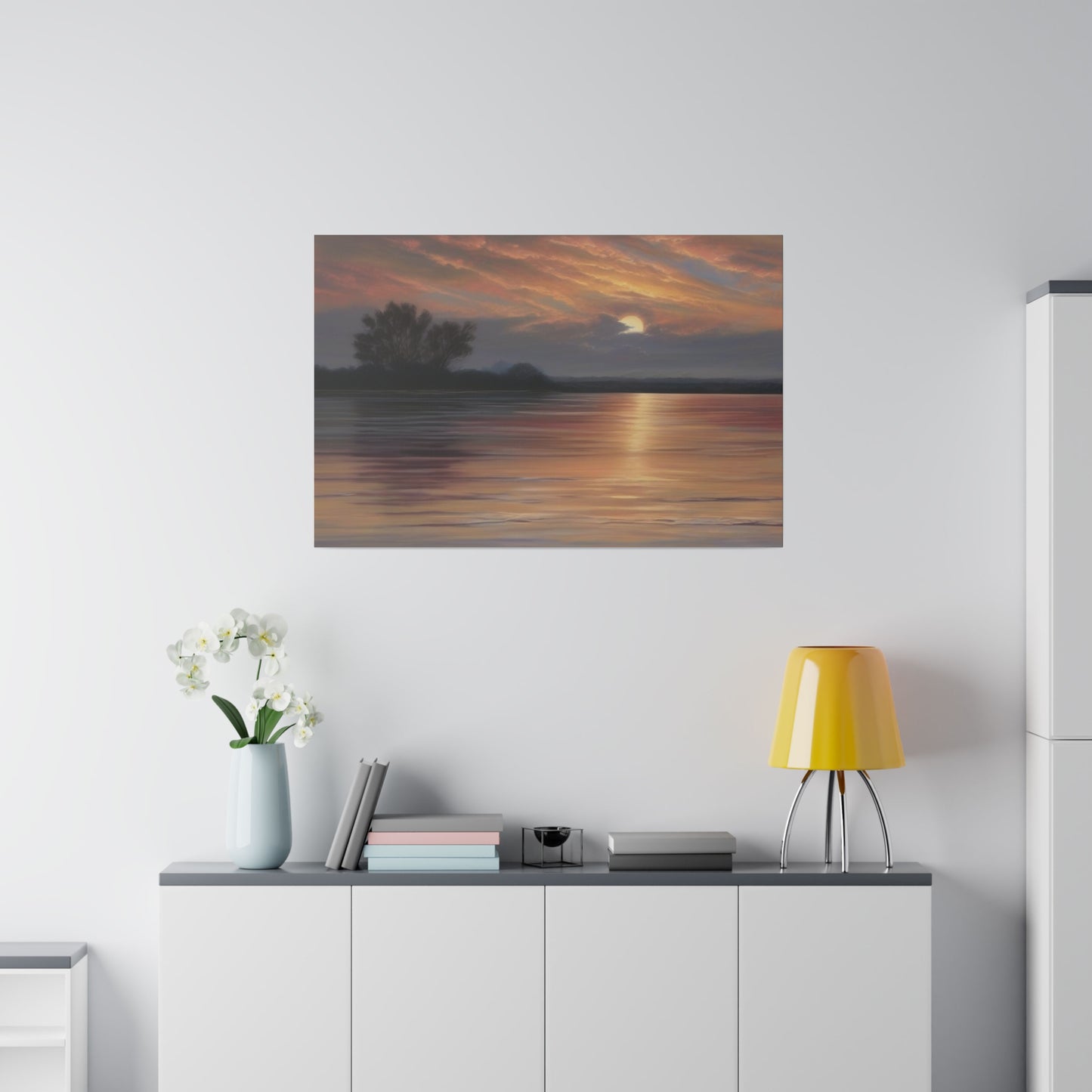 Sun Rise, Wall Art, Matte Canvas, Stretched, 0.75"