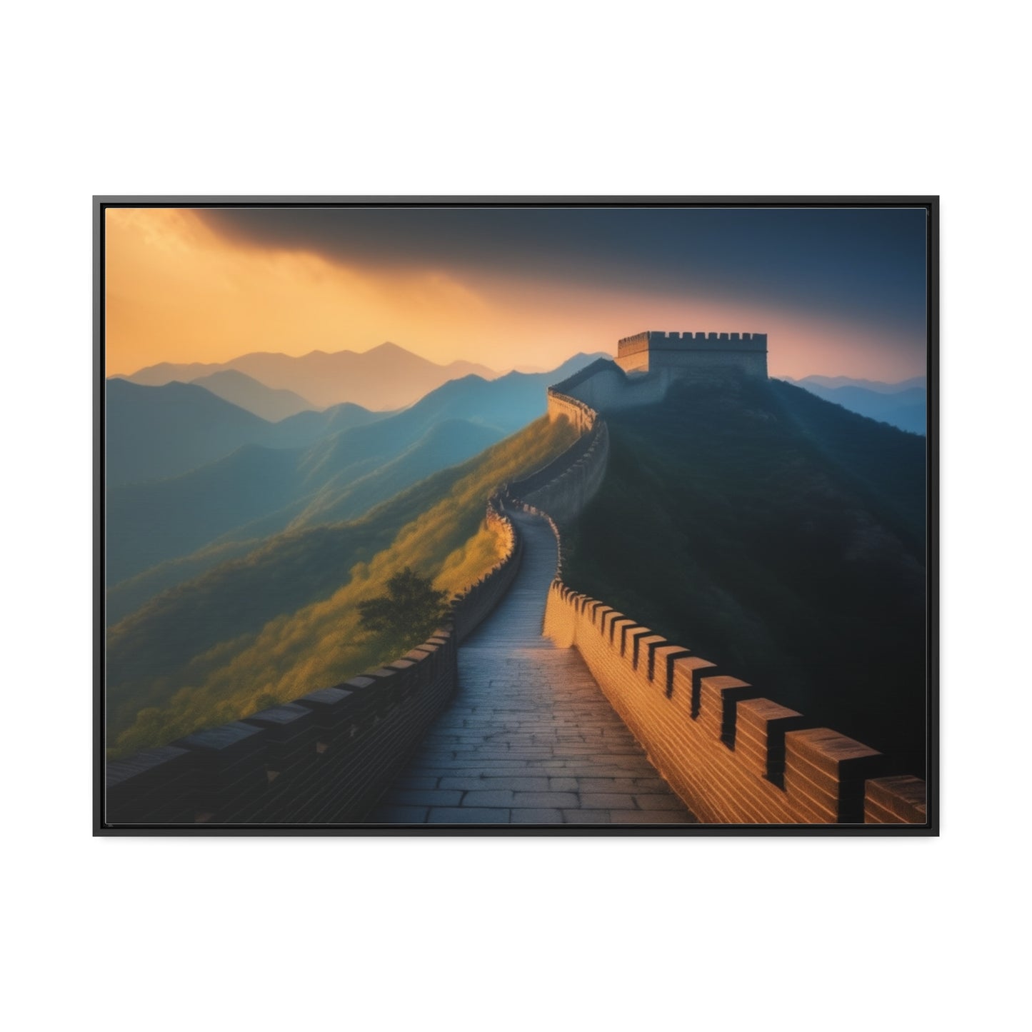 Great Wall of China, Wall Art, Gallery Canvas Wraps, Horizontal Frame