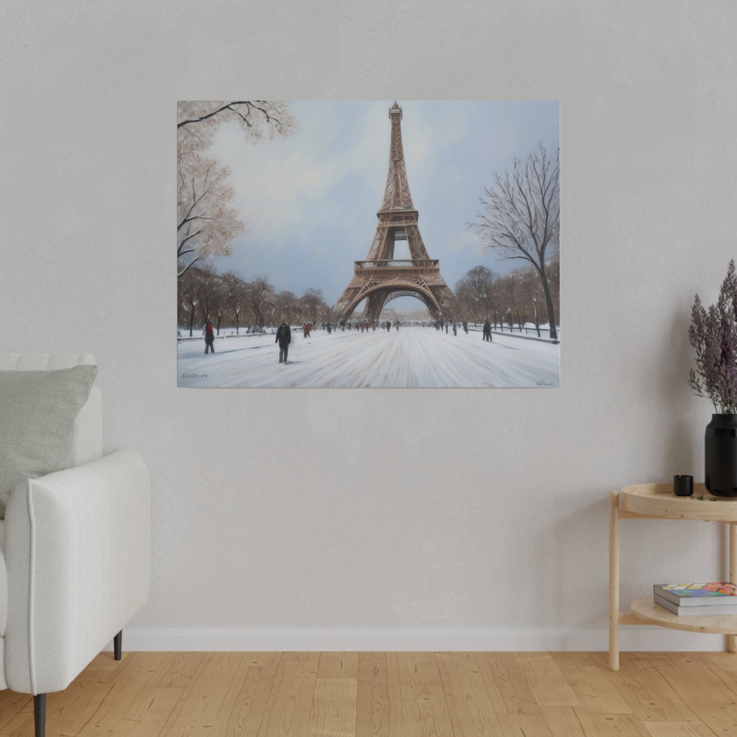 Paris France, Wall Art, Matte Canvas, Stretched, 0.75"