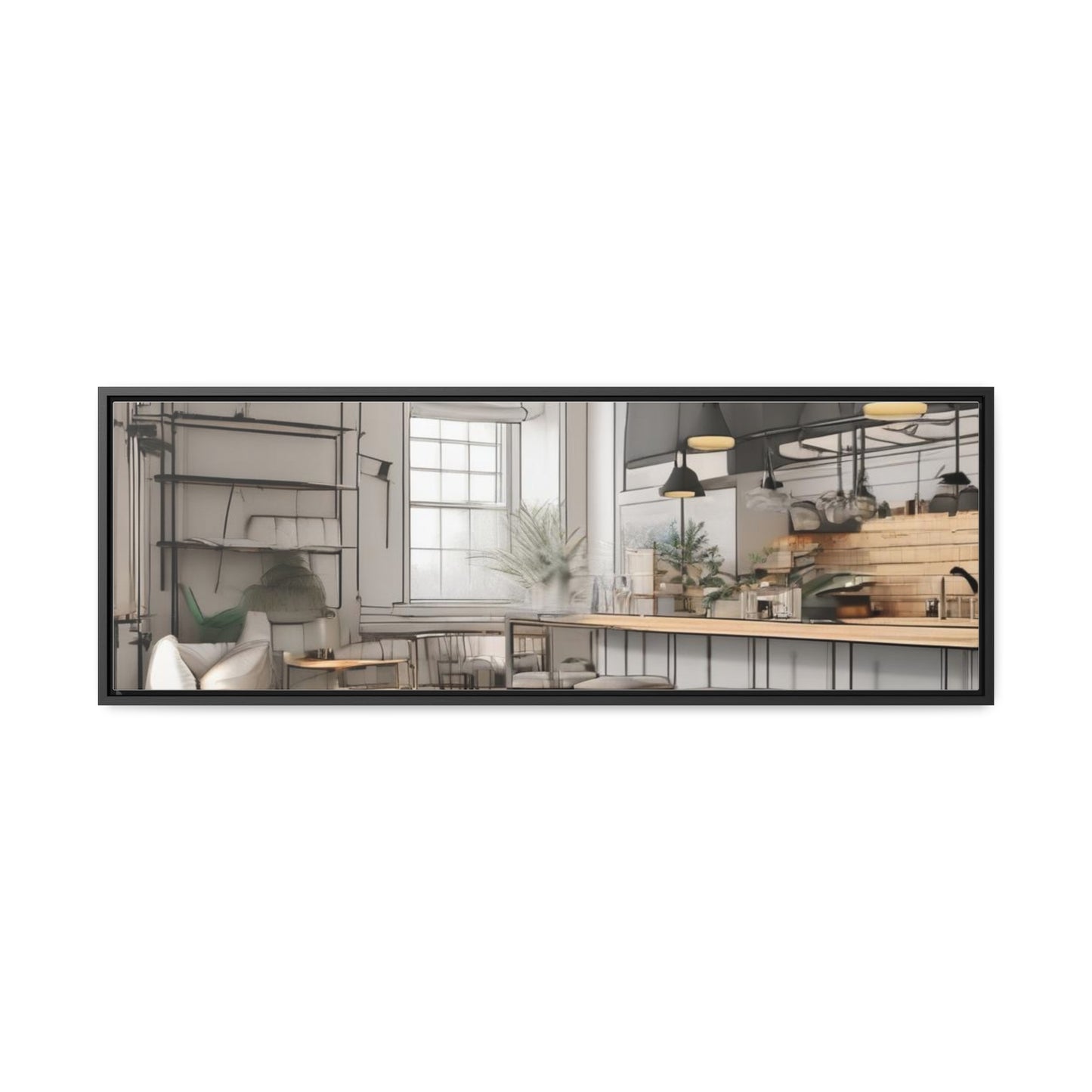 Cat, Kitchen, Gallery Canvas Wraps, Horizontal Frame