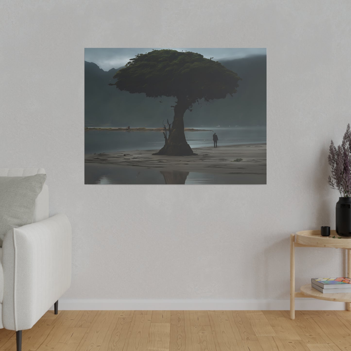 Tree, Wall Art, Matte Canvas, Stretched, 0.75"