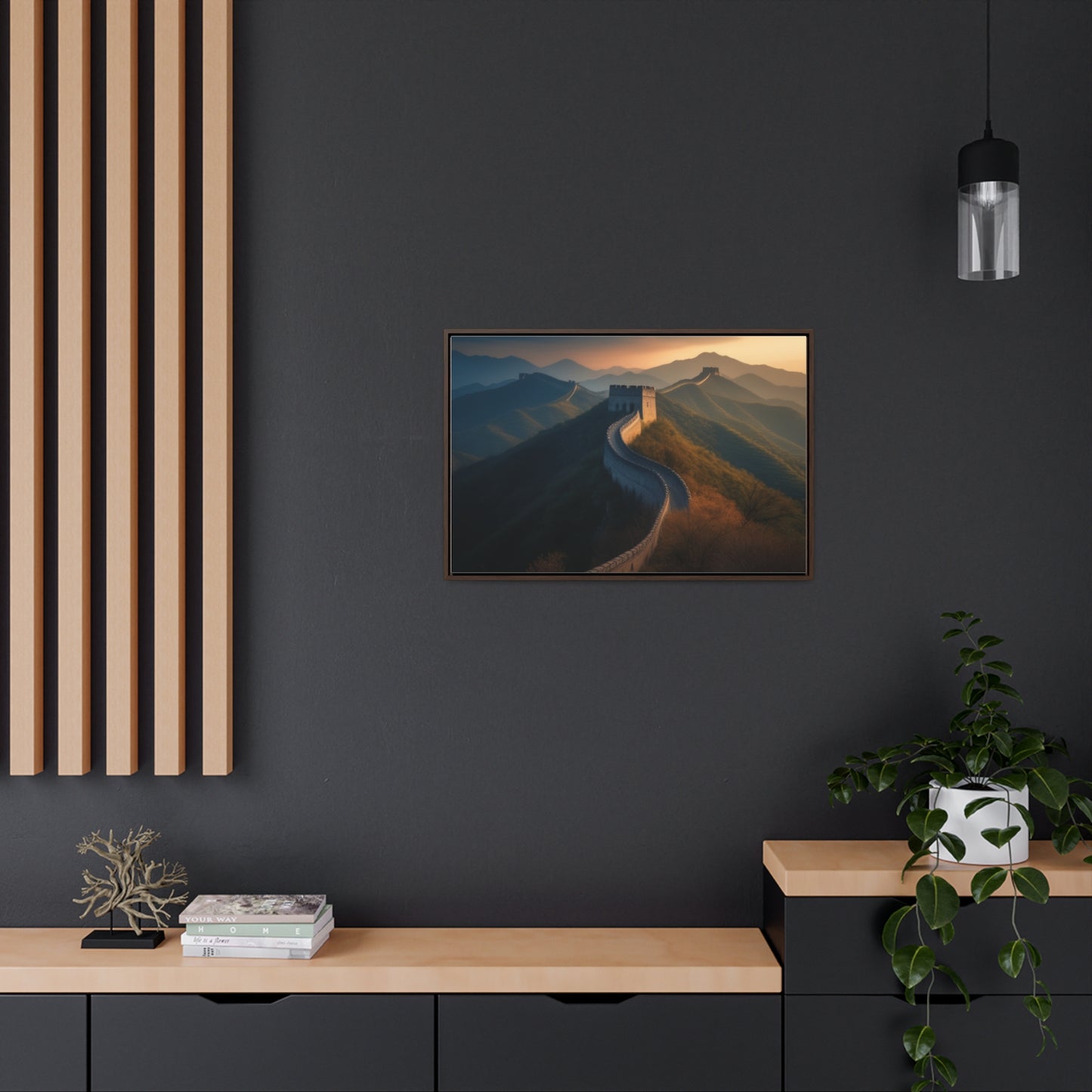 Great Wall, Wall Art,Gallery Canvas Wraps, Horizontal Frame