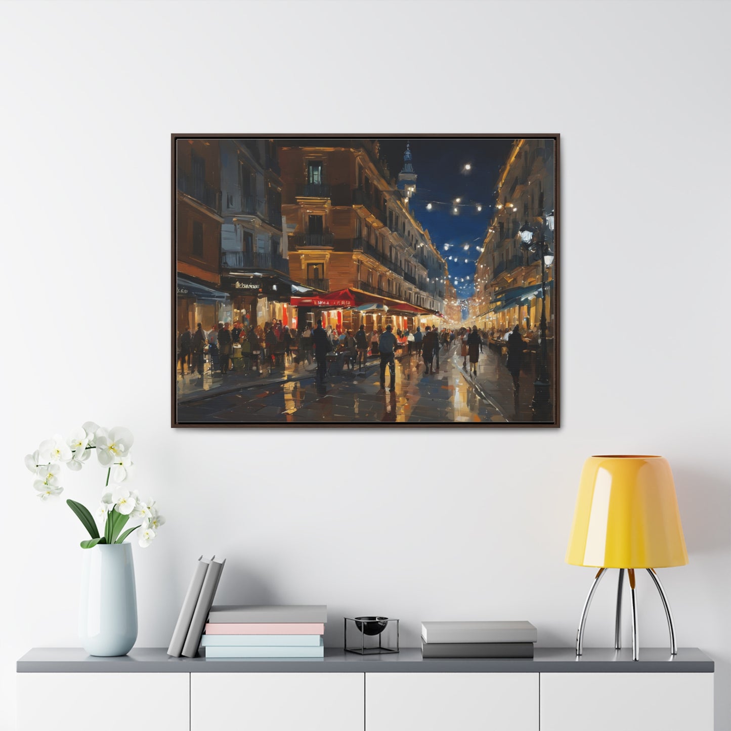 Calm night, Wall Art, Gallery Canvas Wraps, Horizontal Frame