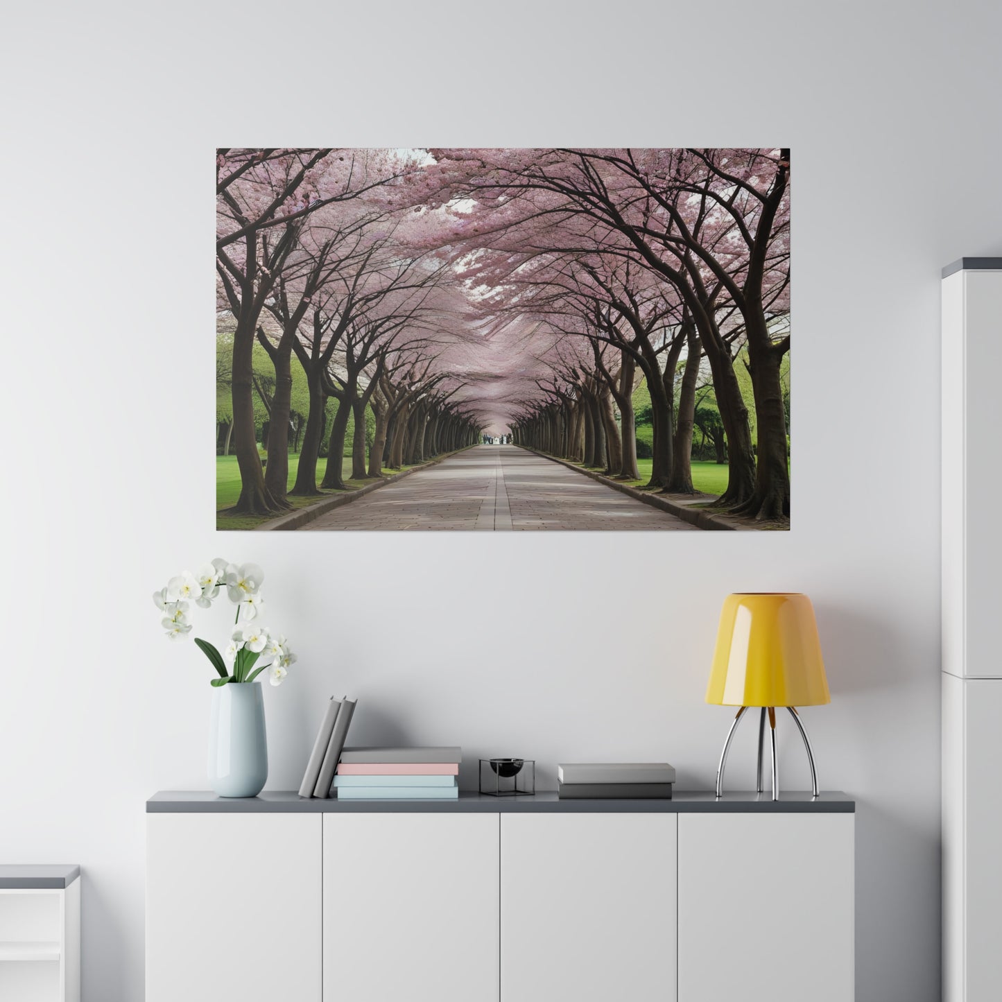 Cherry Blossoms, Wall Art, Matte Canvas, Stretched, 0.75"