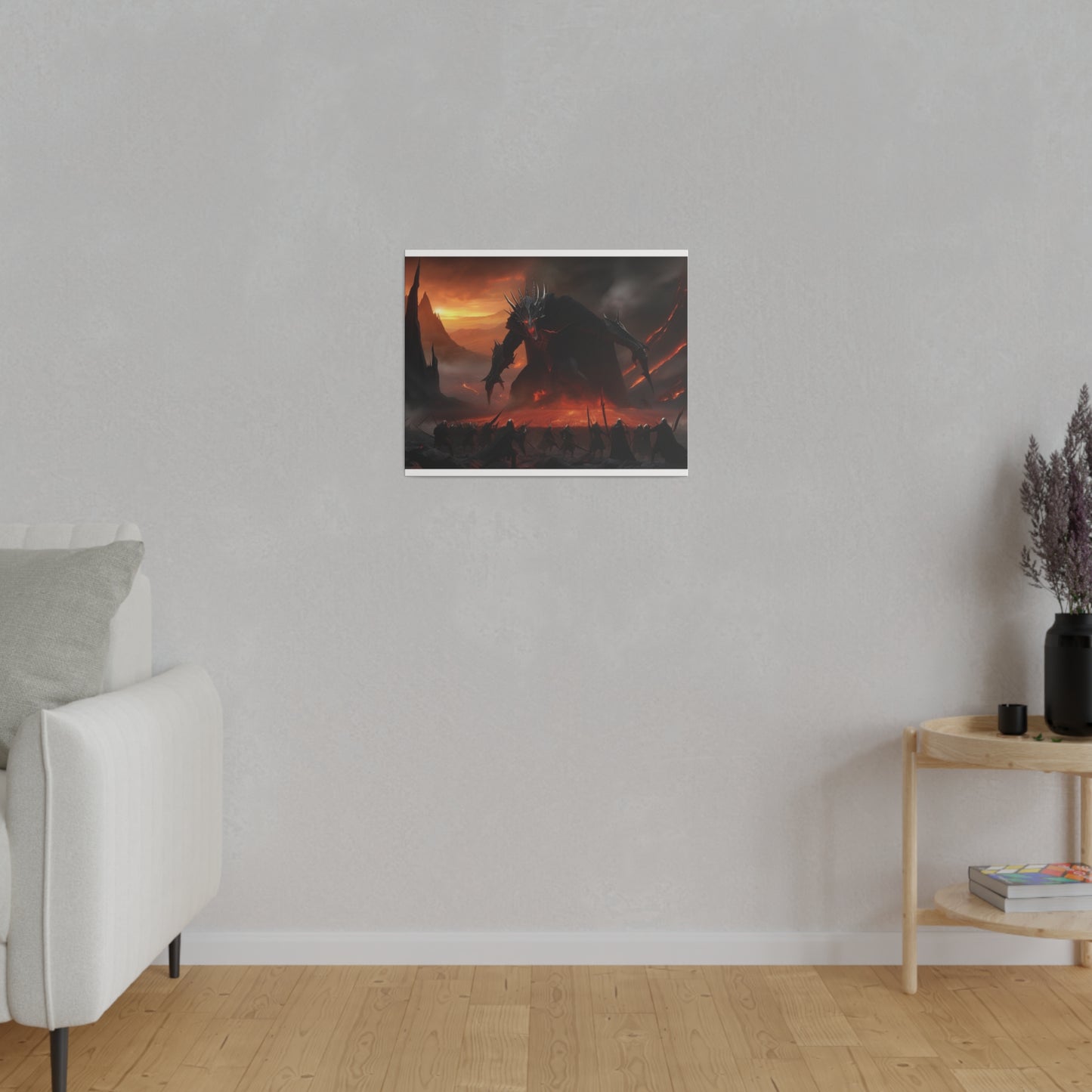 Lord Of The Rings, Morgoth, Wall Art, Matte Canvas, Stretched, 0.75"