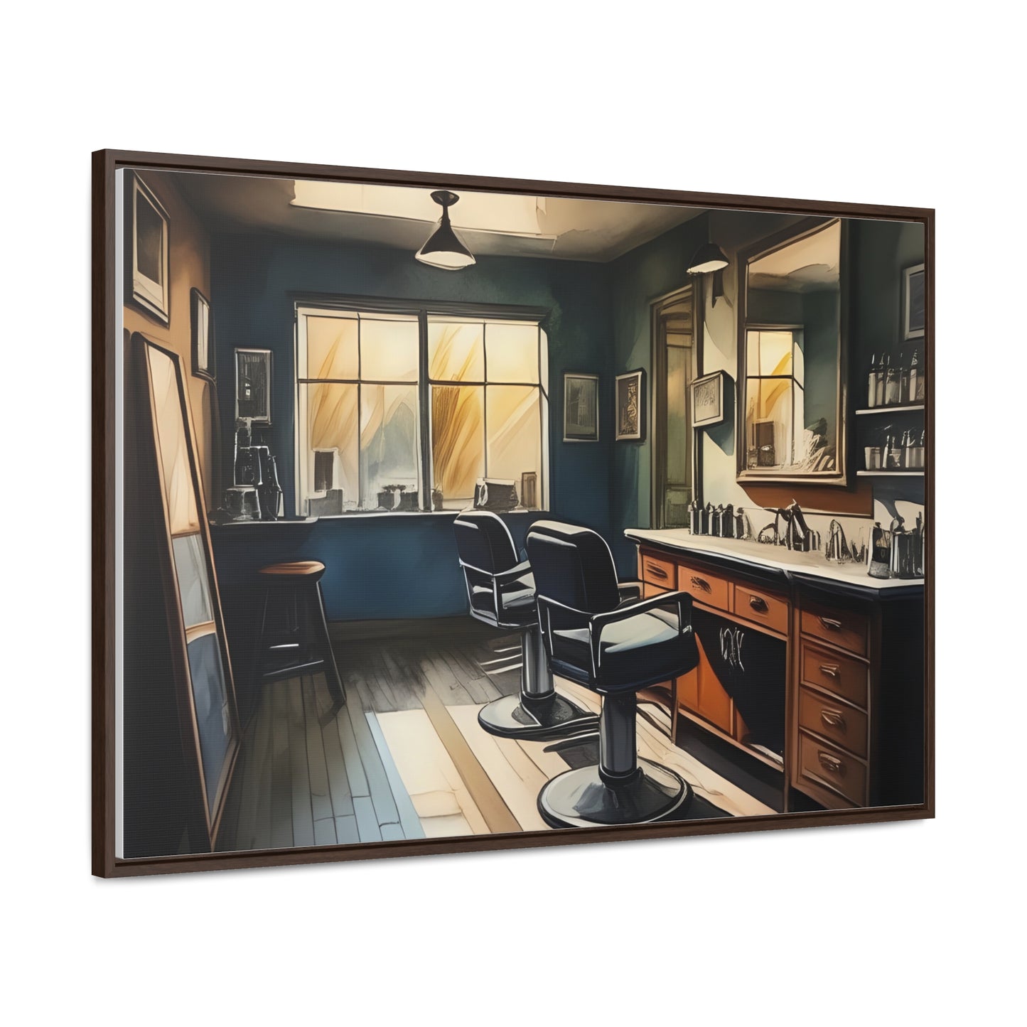 Barbershop, Wall Art, Gallery Canvas Wraps, Horizontal Frame