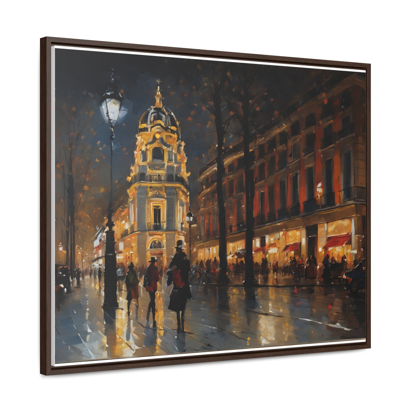 Town Center, Wall Art, Gallery Canvas Wraps, Horizontal Frame