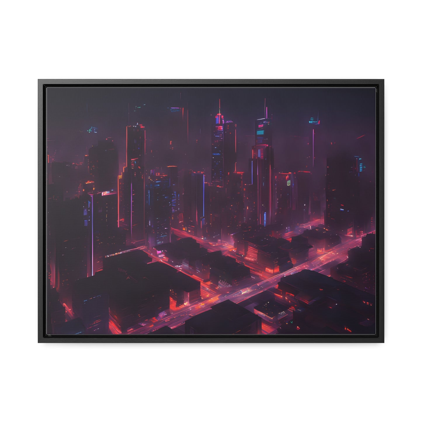 Neon lights, Wall Art, Gallery Canvas Wraps, Horizontal Frame