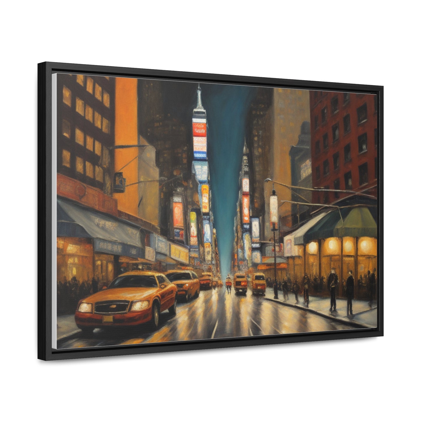 The City, Wall Art, Gallery Canvas Wraps, Horizontal Frame