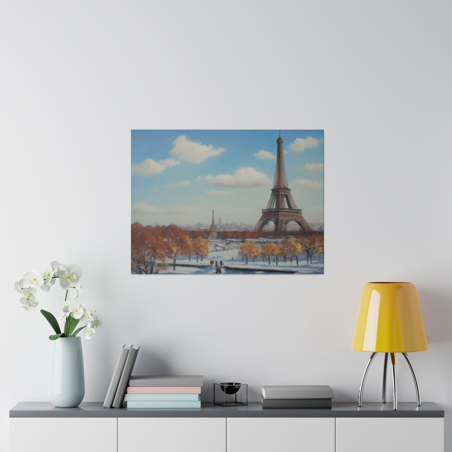 Eiffel Tower, Wall Art, Matte Canvas, Stretched, 0.75"