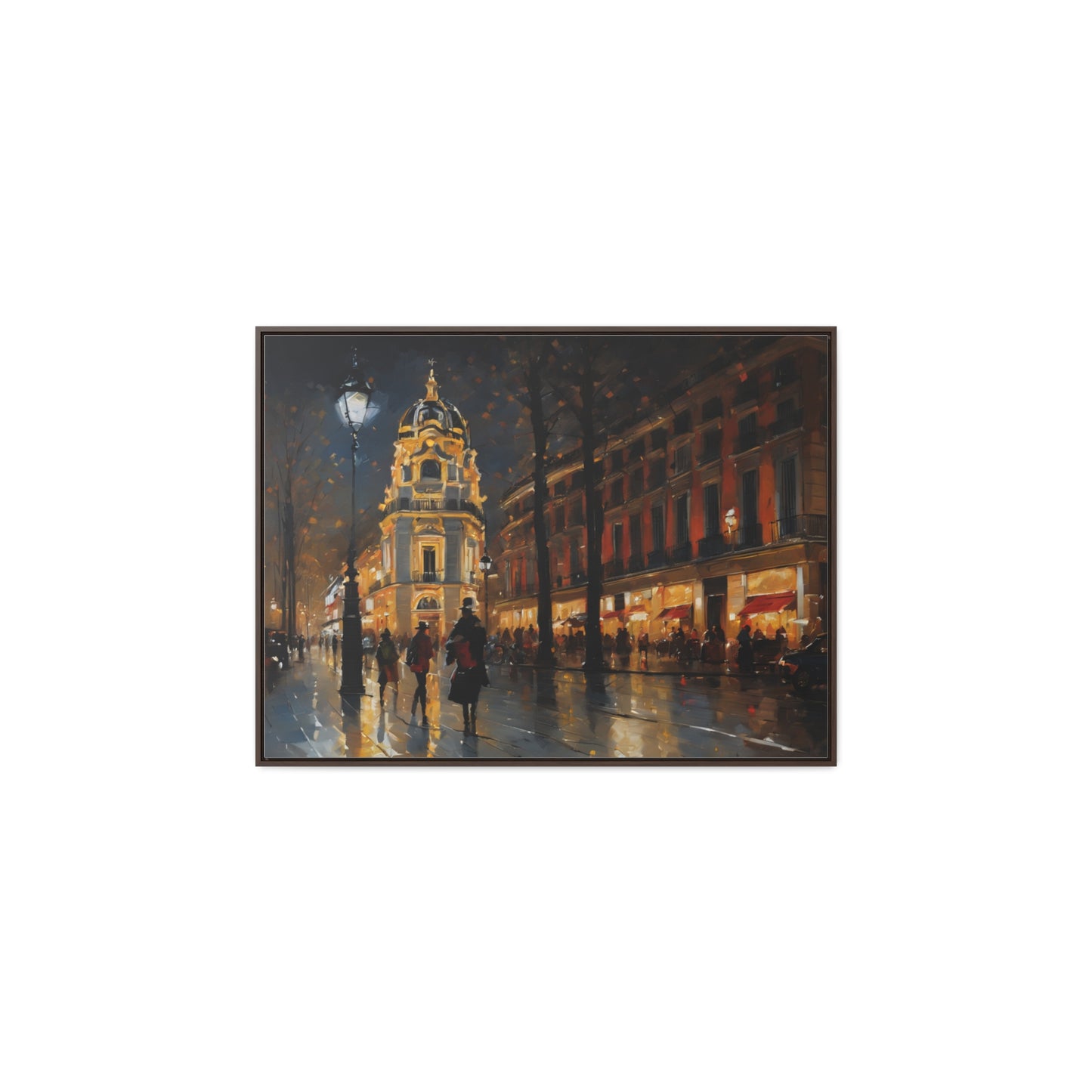 Town Center, Wall Art, Gallery Canvas Wraps, Horizontal Frame