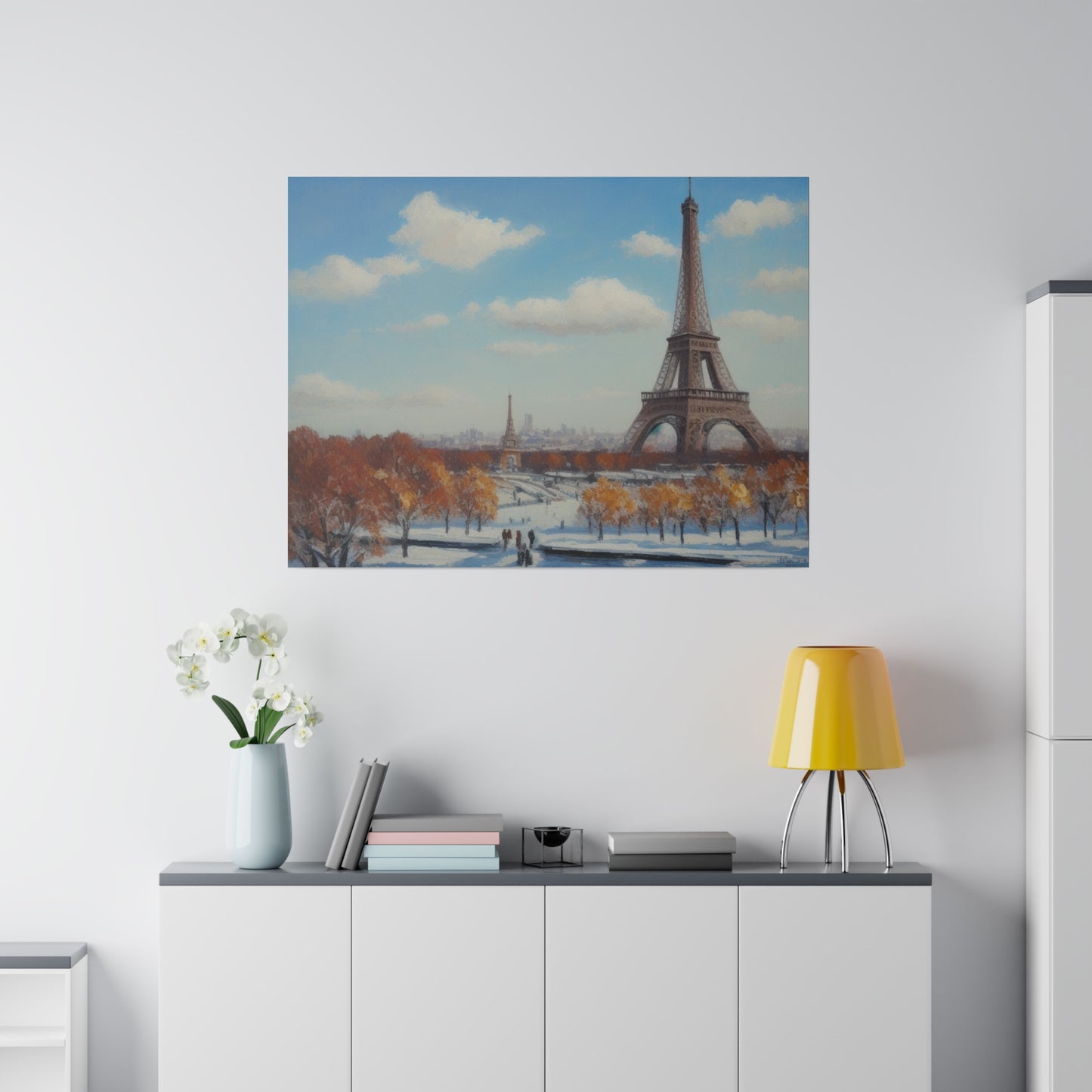 Eiffel Tower, Wall Art, Matte Canvas, Stretched, 0.75"