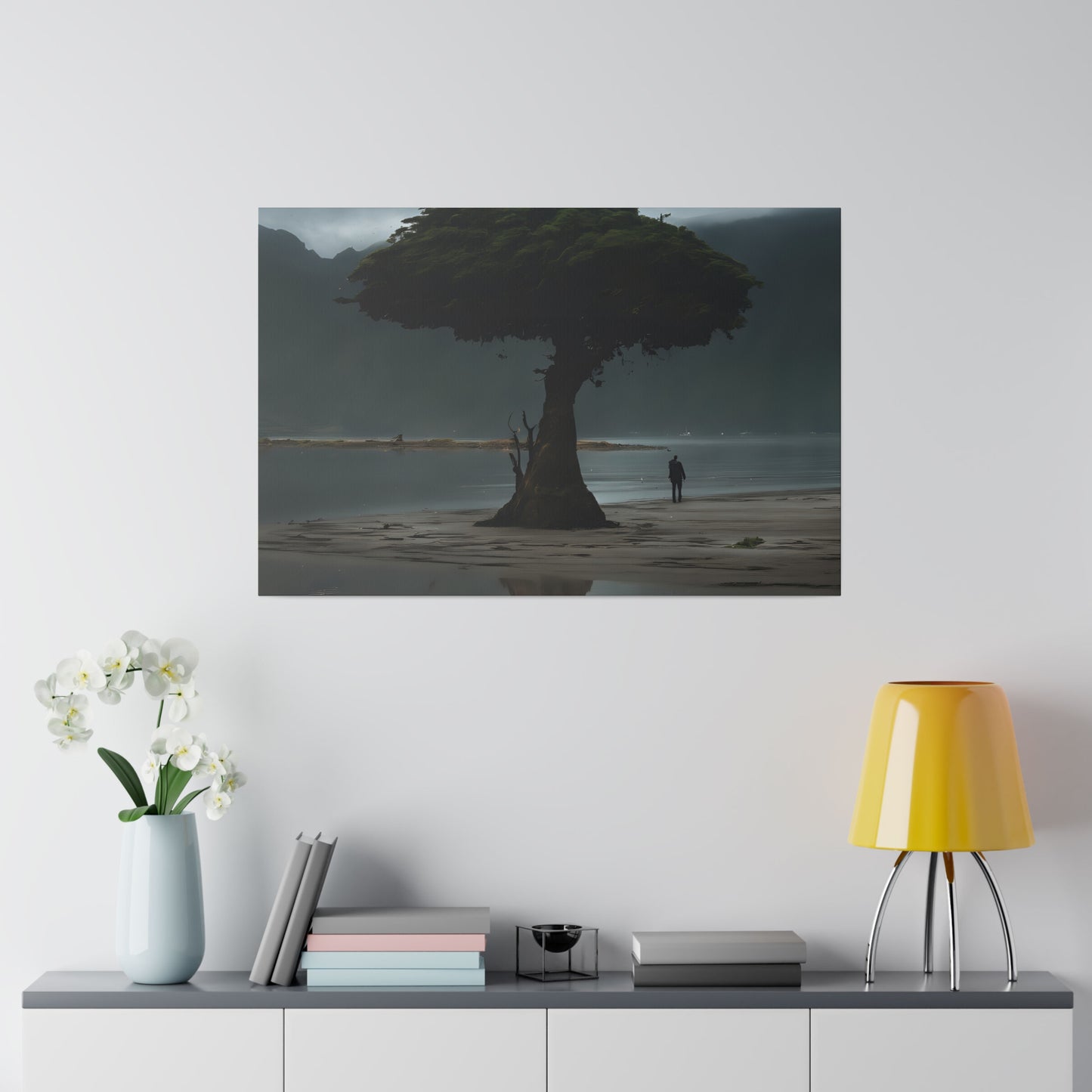 Tree, Wall Art, Matte Canvas, Stretched, 0.75"