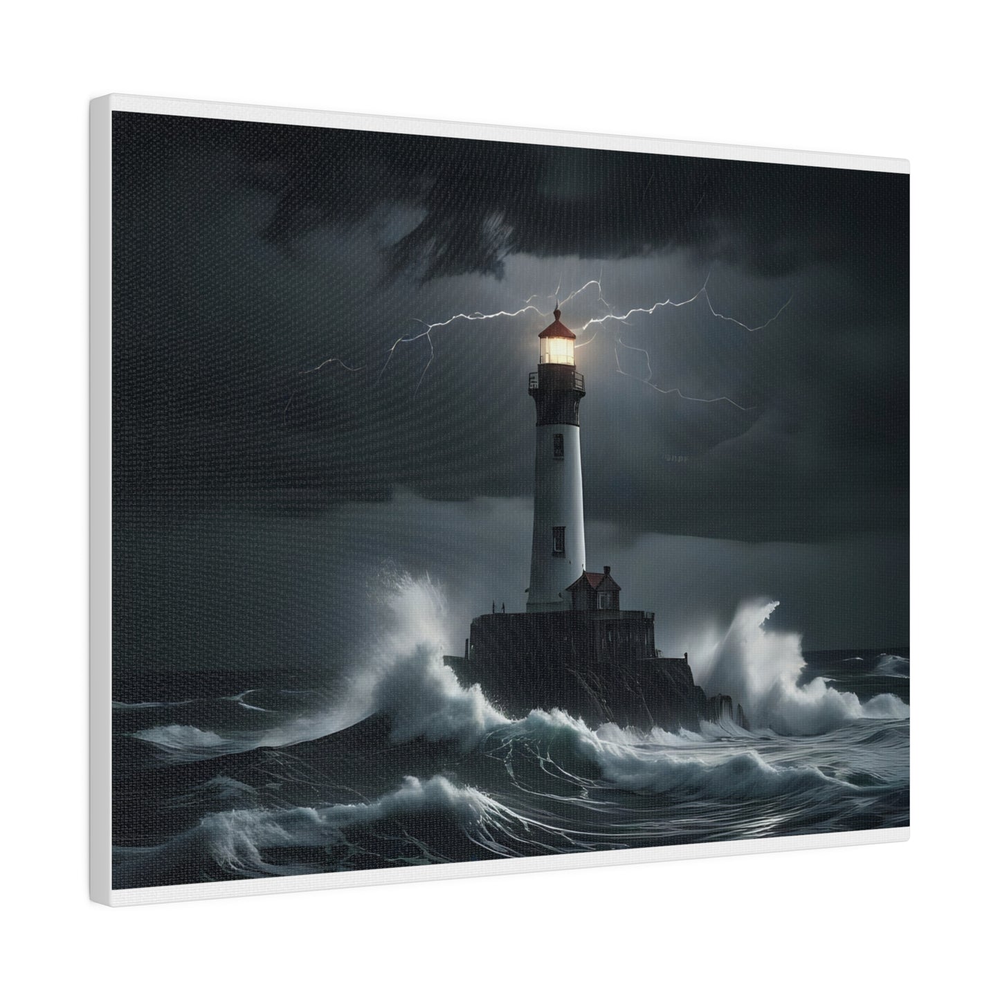 The light house, Wall Art, Matte Canvas, Stretched, 0.75"