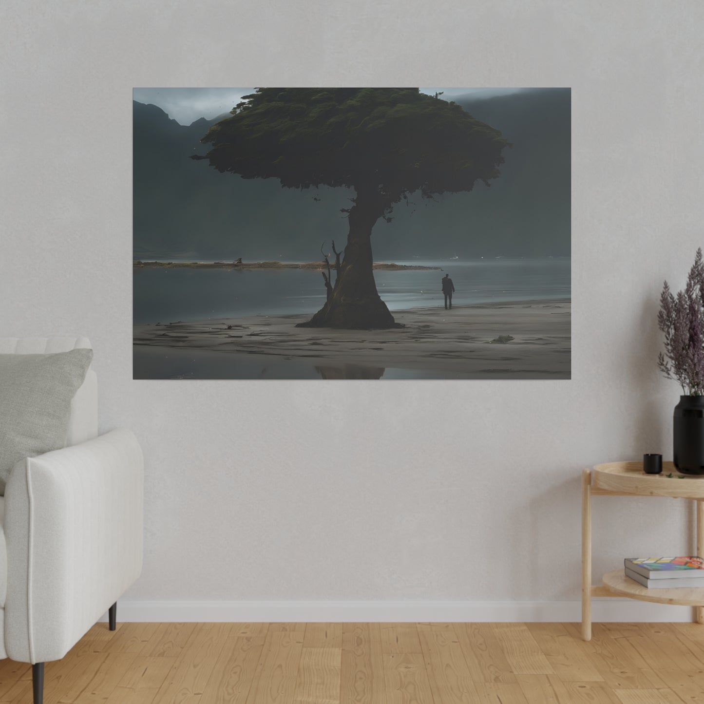 Tree, Wall Art, Matte Canvas, Stretched, 0.75"