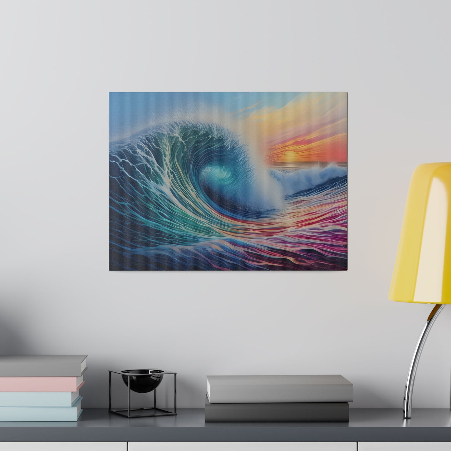 Wave, Beach, Wall Art, Matte Canvas, Stretched, 0.75"