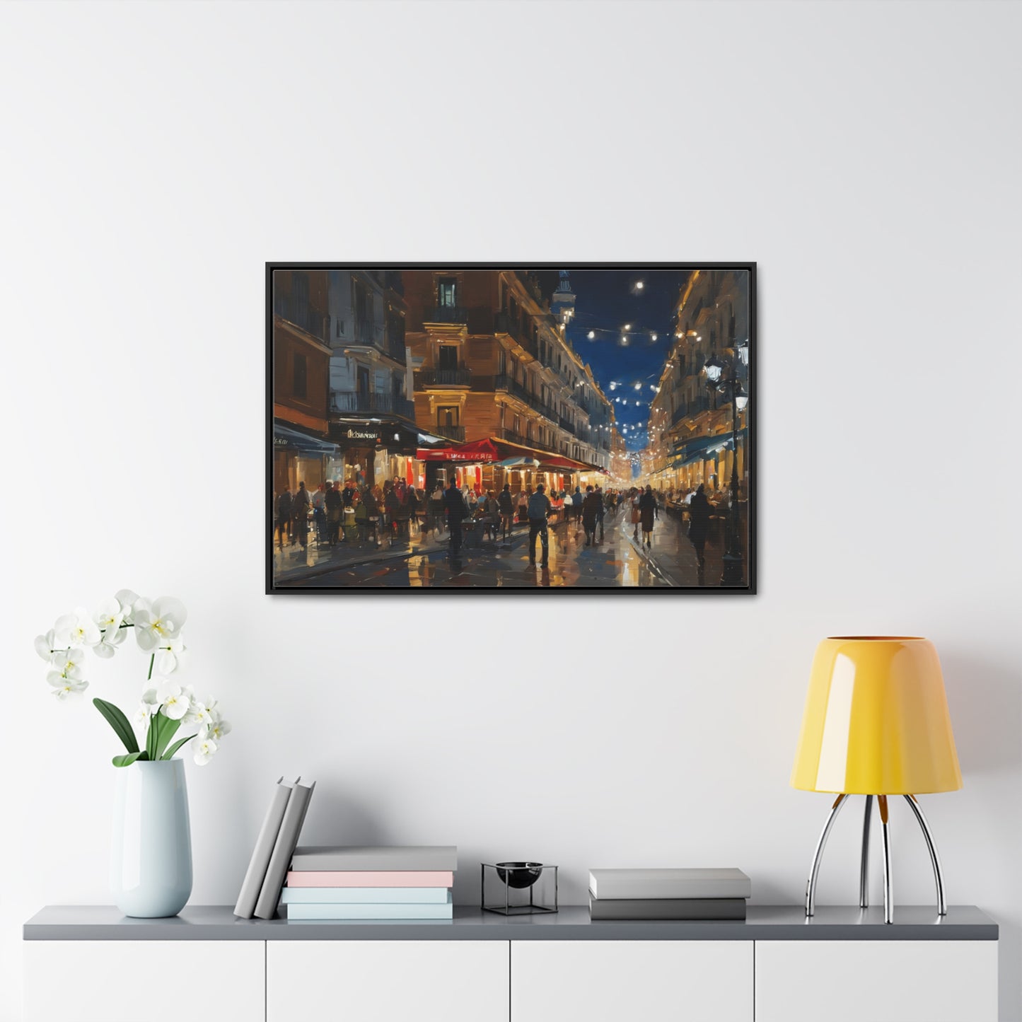 Calm night, Wall Art, Gallery Canvas Wraps, Horizontal Frame