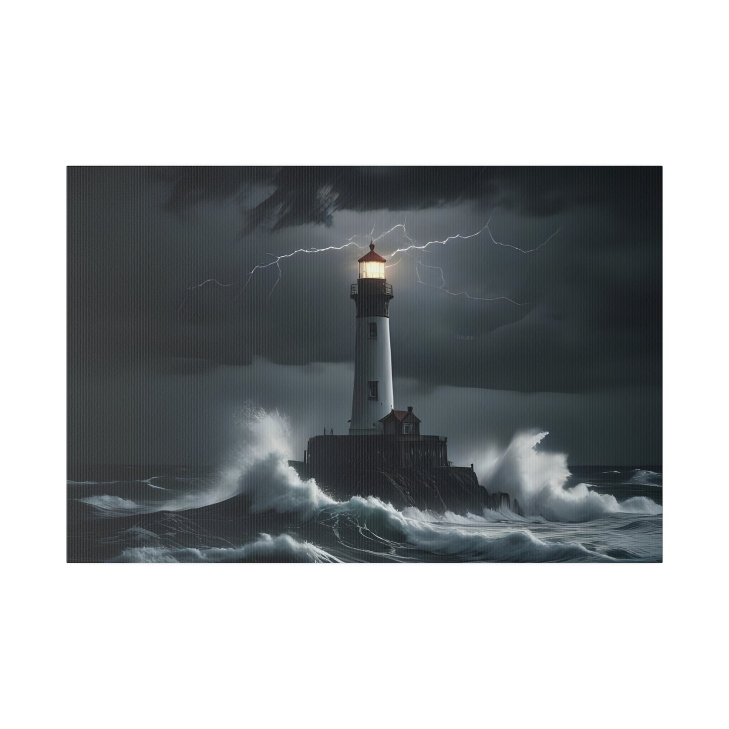 The light house, Wall Art, Matte Canvas, Stretched, 0.75"