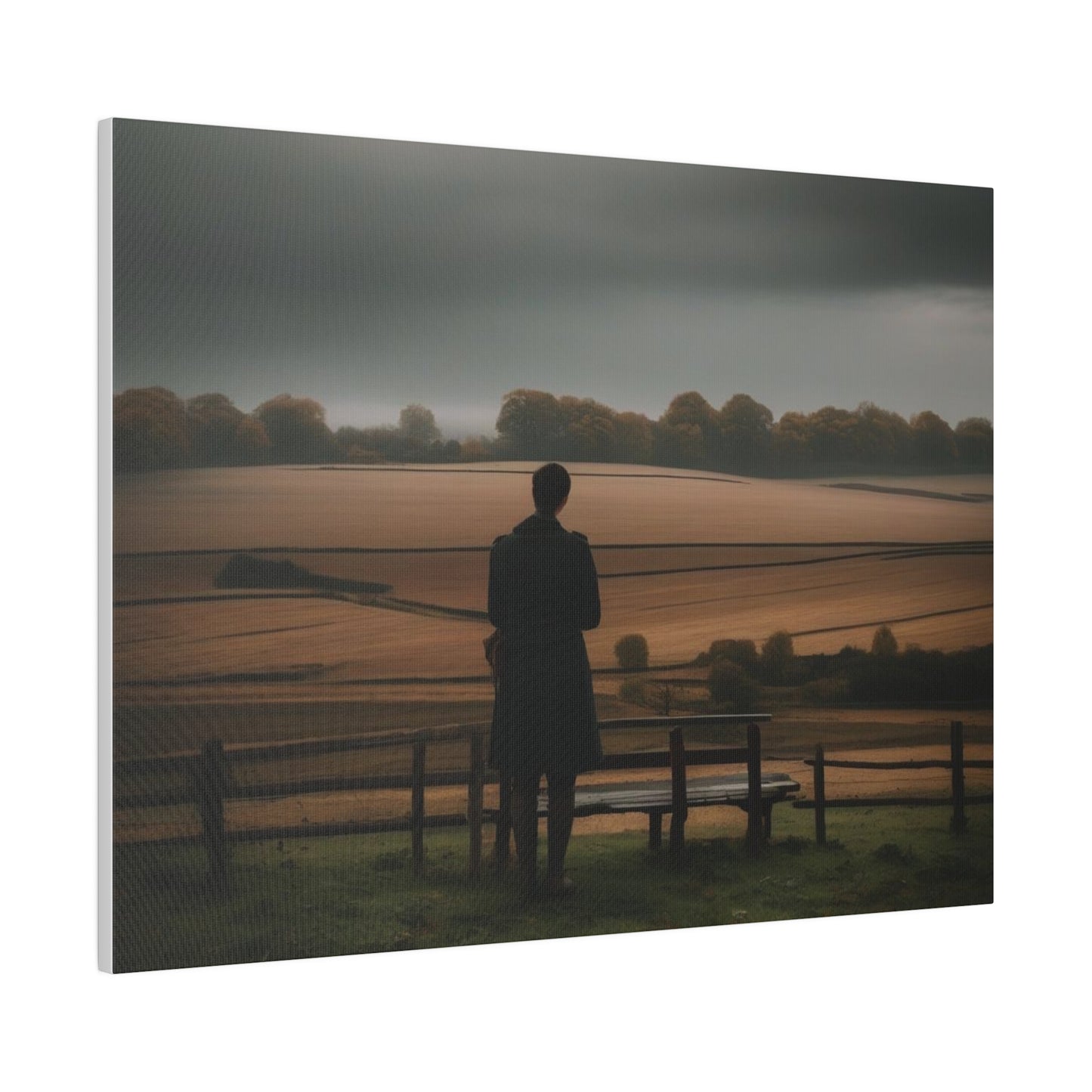 Alone, Wall Art, Matte Canvas, Stretched, 0.75"