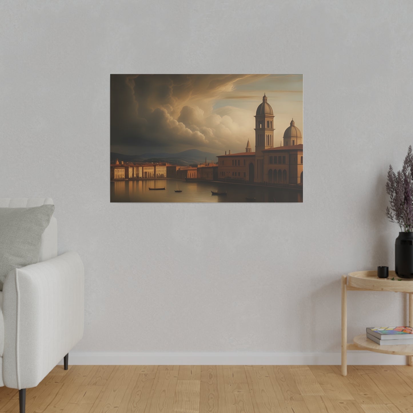 Wall Art, Canal, Matte Canvas, Stretched, 0.75"