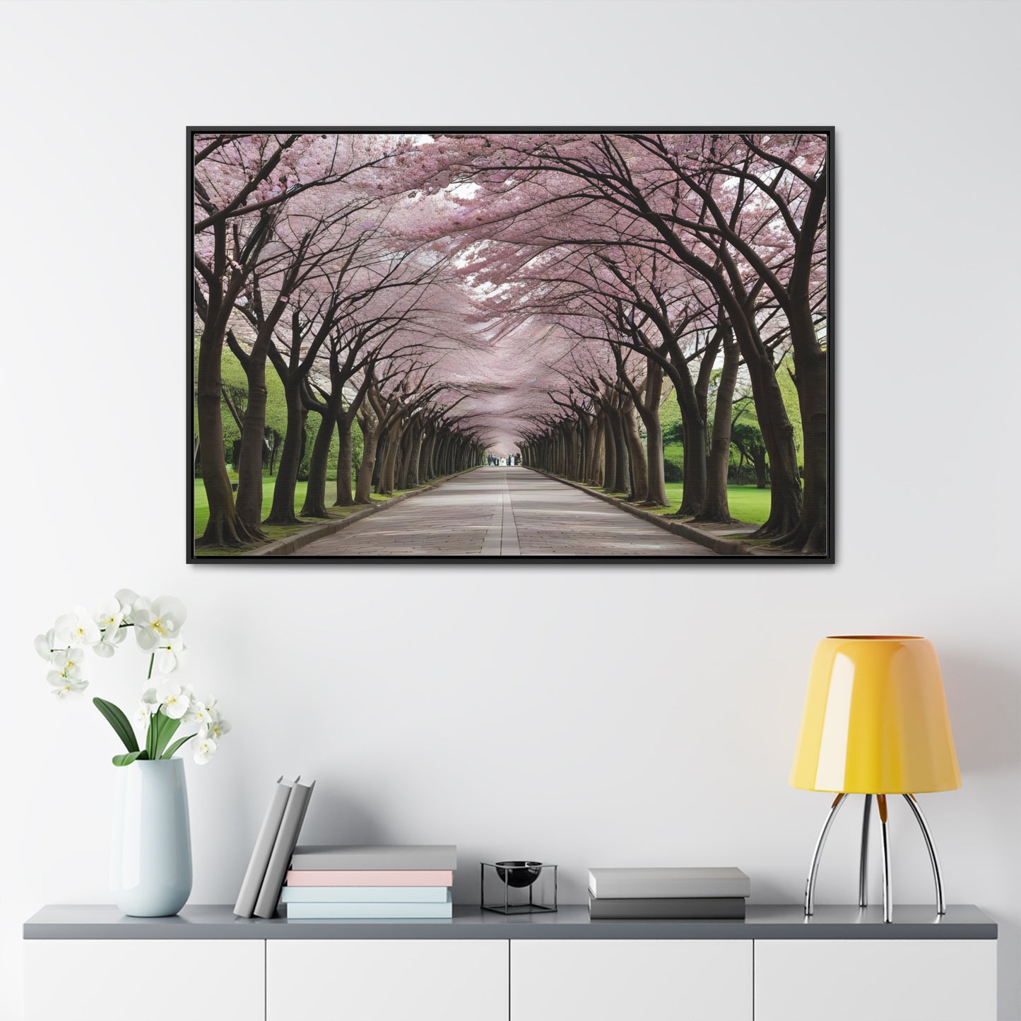 Cherry Blossoms, Gallery Canvas Wraps, Horizontal Frame