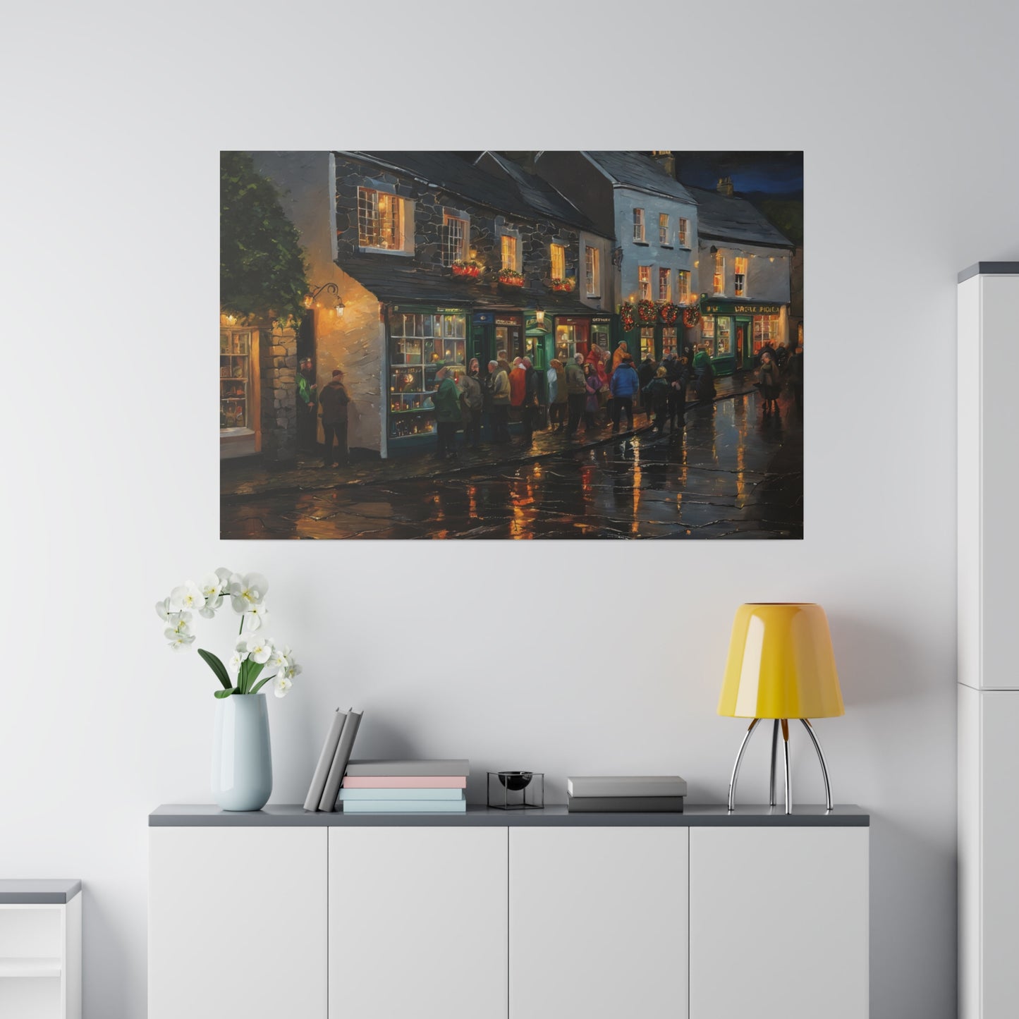 The Pub, Wall Art, Matte Canvas, Stretched, 0.75"