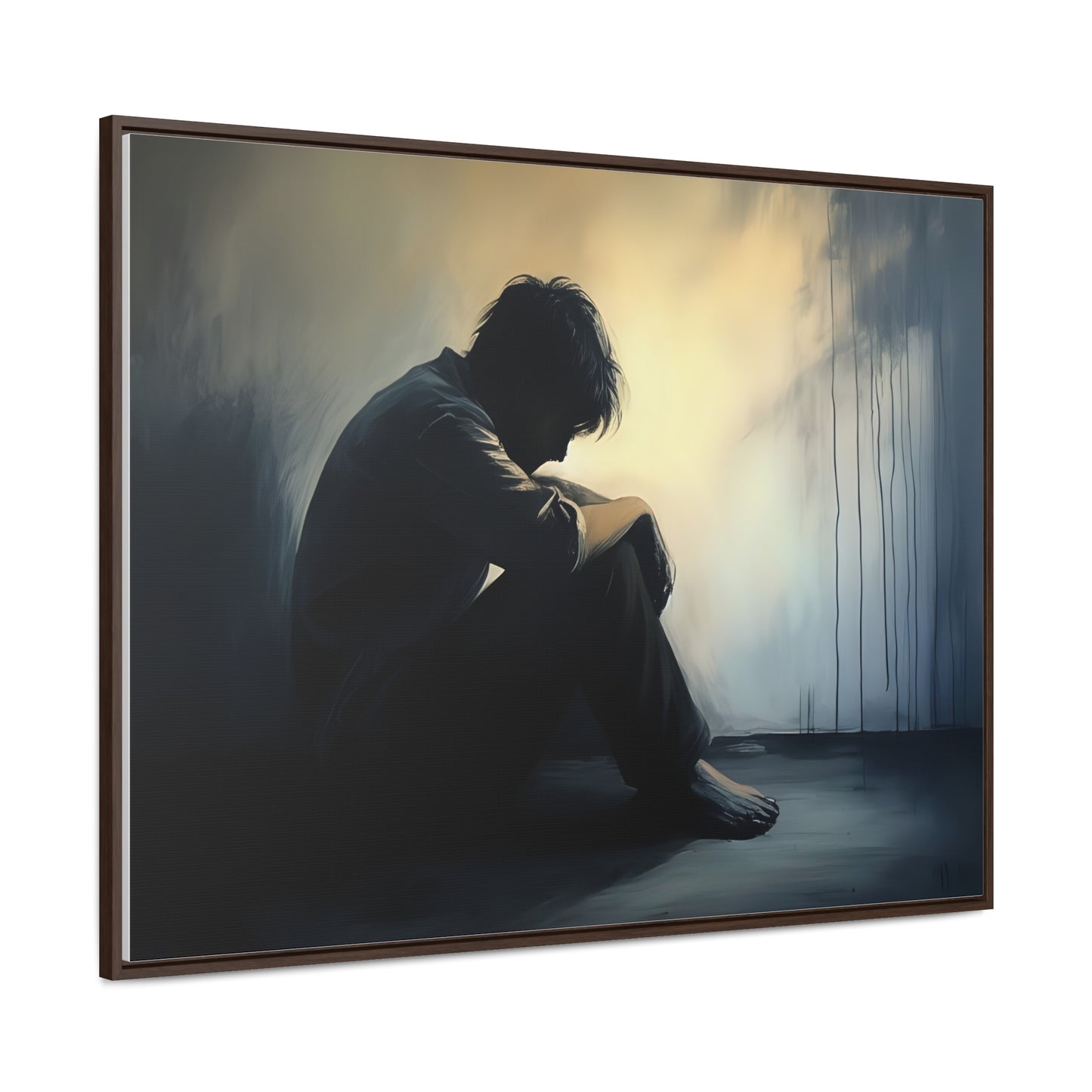 Gloomy, Wall Art, Gallery Canvas Wraps, Horizontal Frame