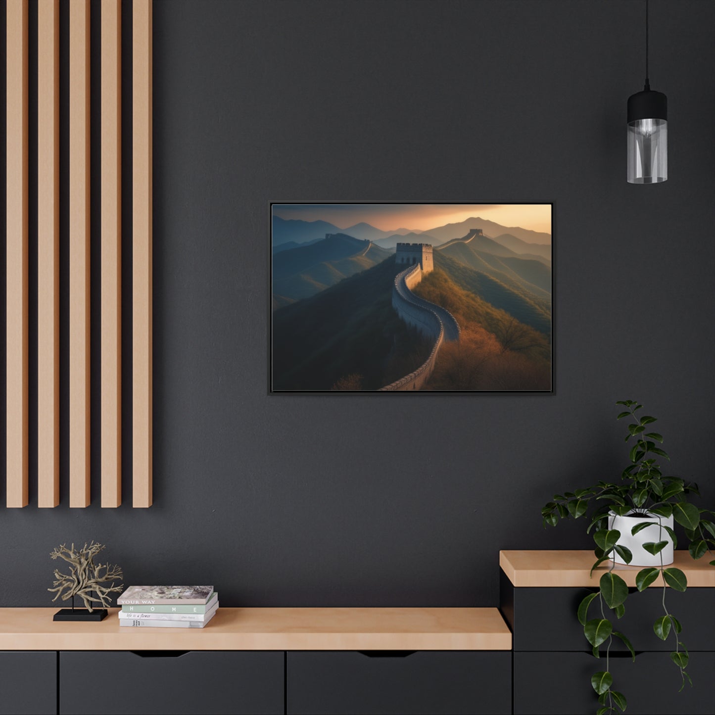 Great Wall, Wall Art,Gallery Canvas Wraps, Horizontal Frame