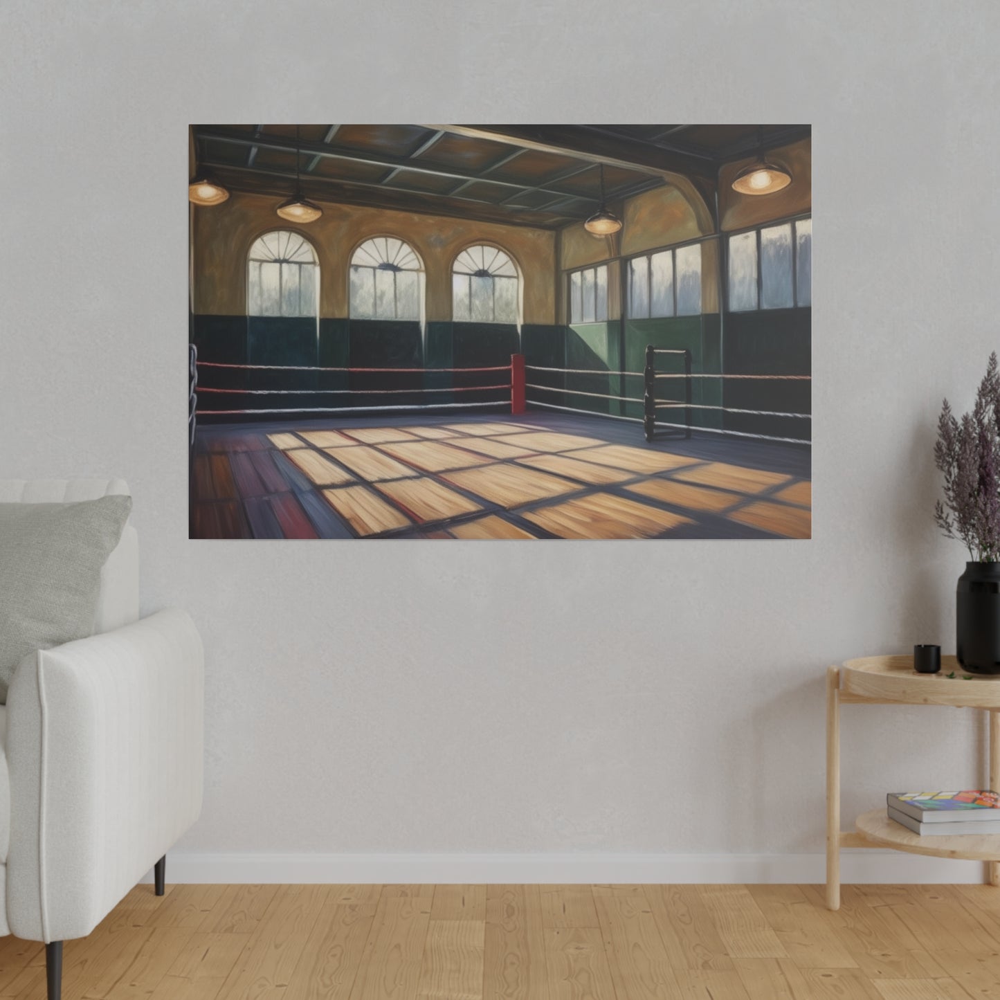 Boxing Gym, Wall ArtMatte Canvas, Stretched, 0.75"