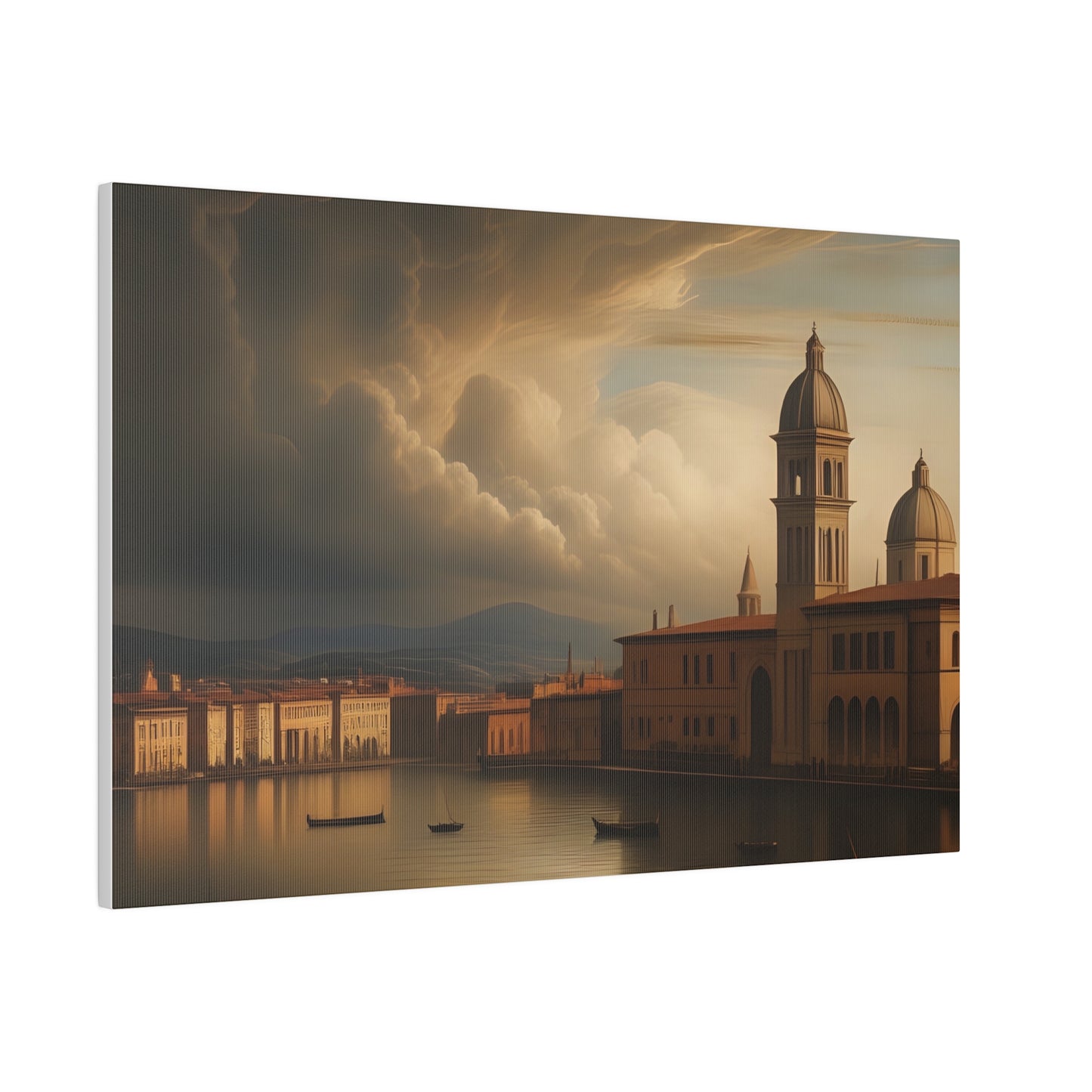 Wall Art, Canal, Matte Canvas, Stretched, 0.75"