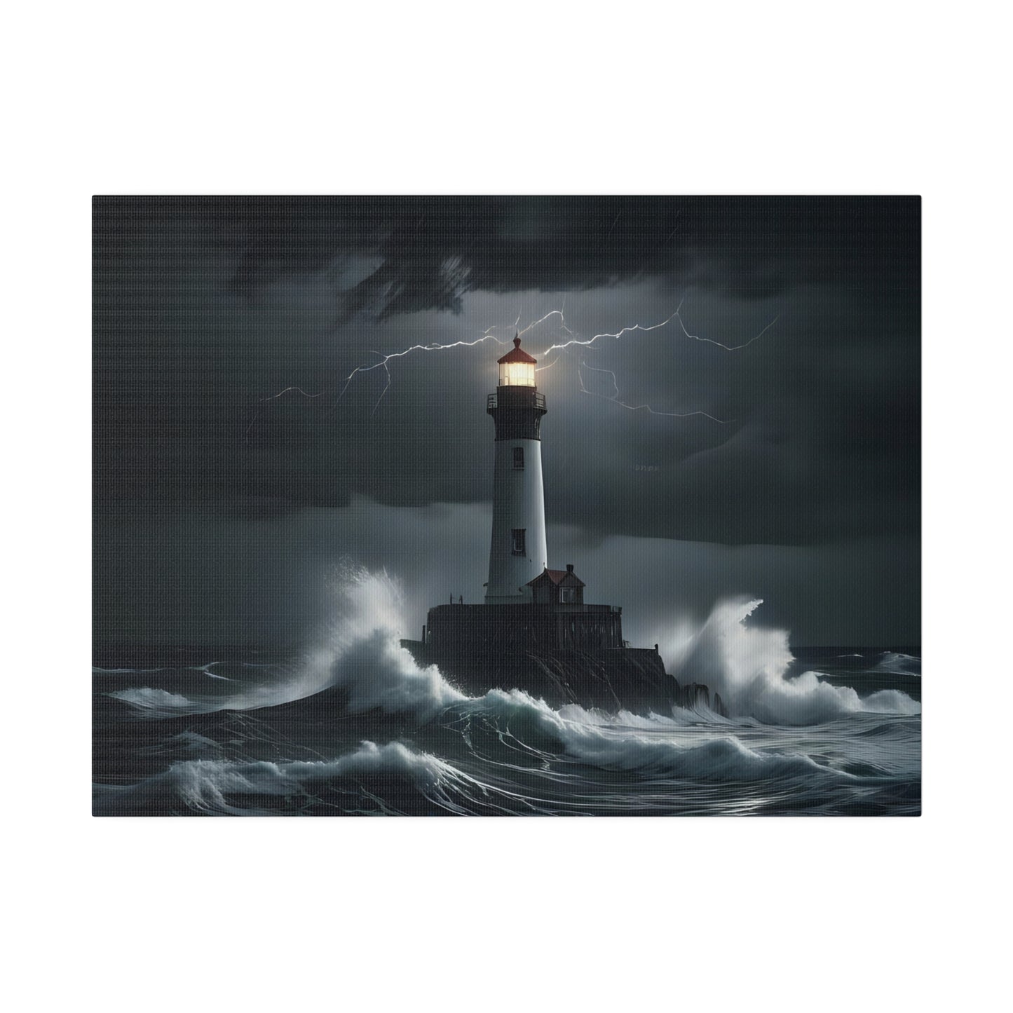 The light house, Wall Art, Matte Canvas, Stretched, 0.75"