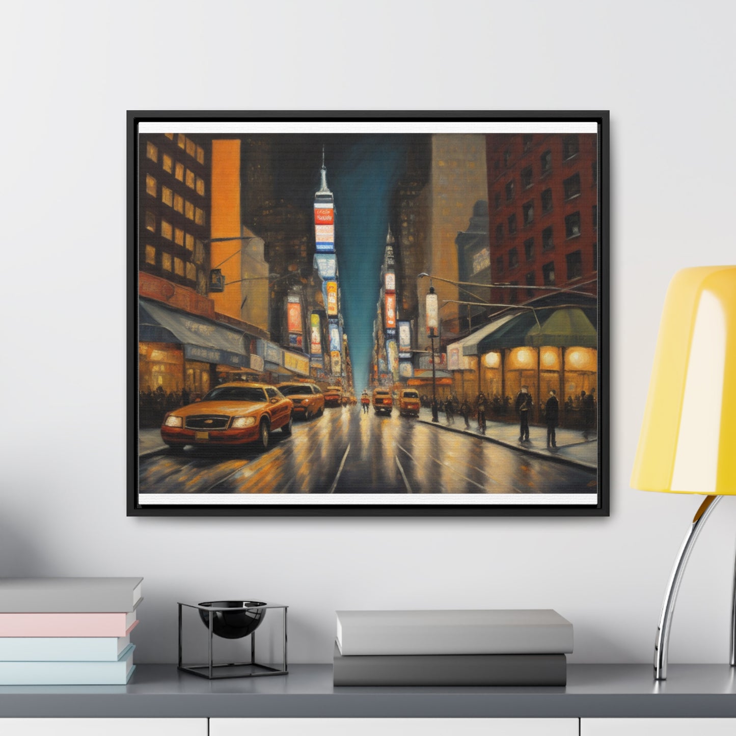 The City, Wall Art, Gallery Canvas Wraps, Horizontal Frame