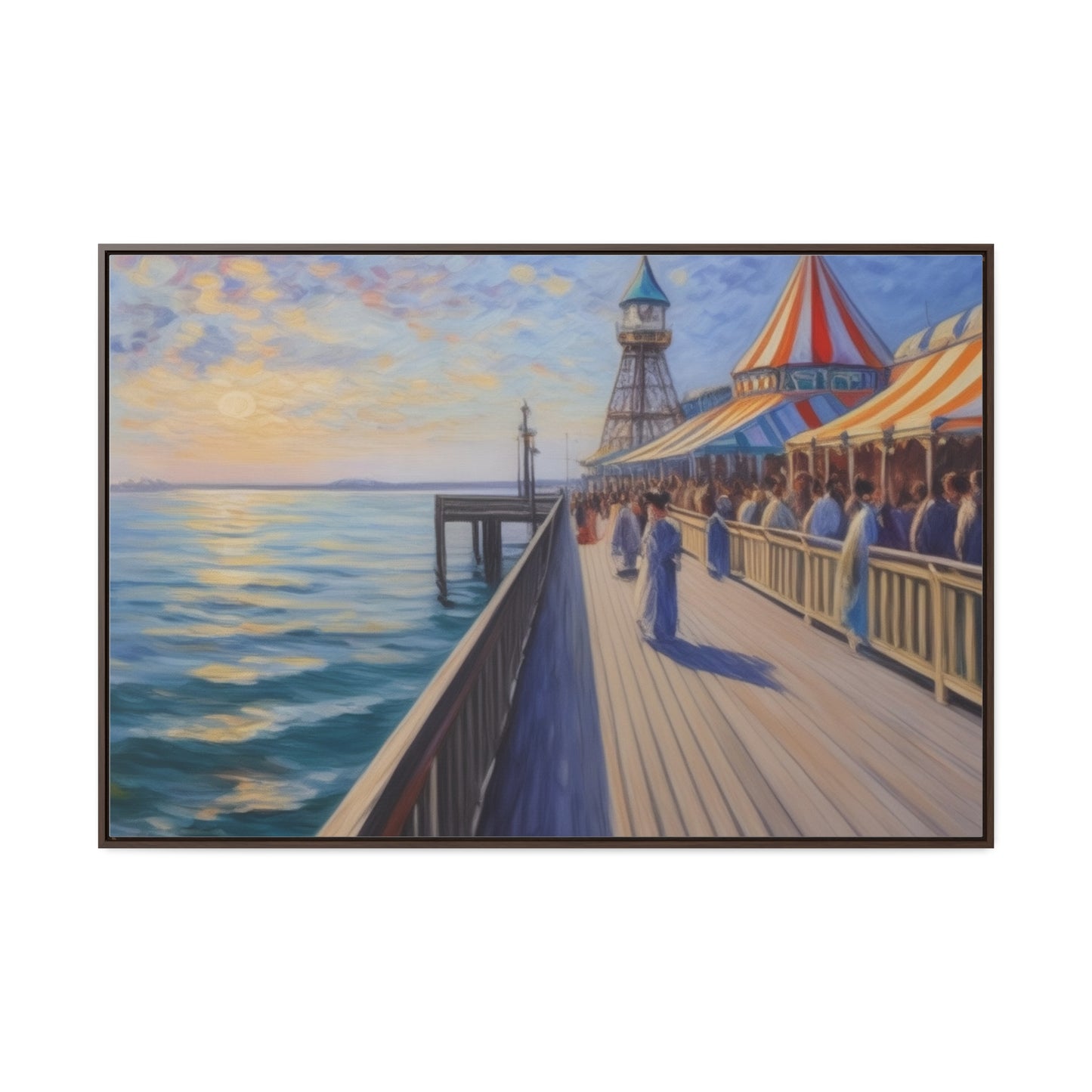 Pier, Wall Art, Gallery Canvas Wraps, Horizontal Frame