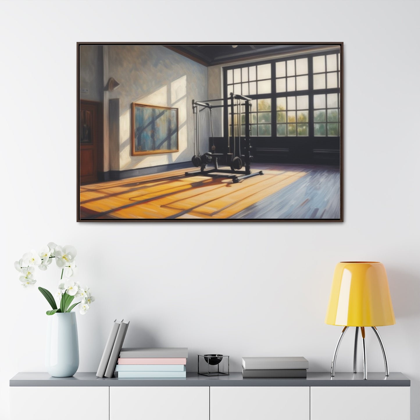 Gym, Workout, Wall Art, Gallery Canvas Wraps, Horizontal Frame