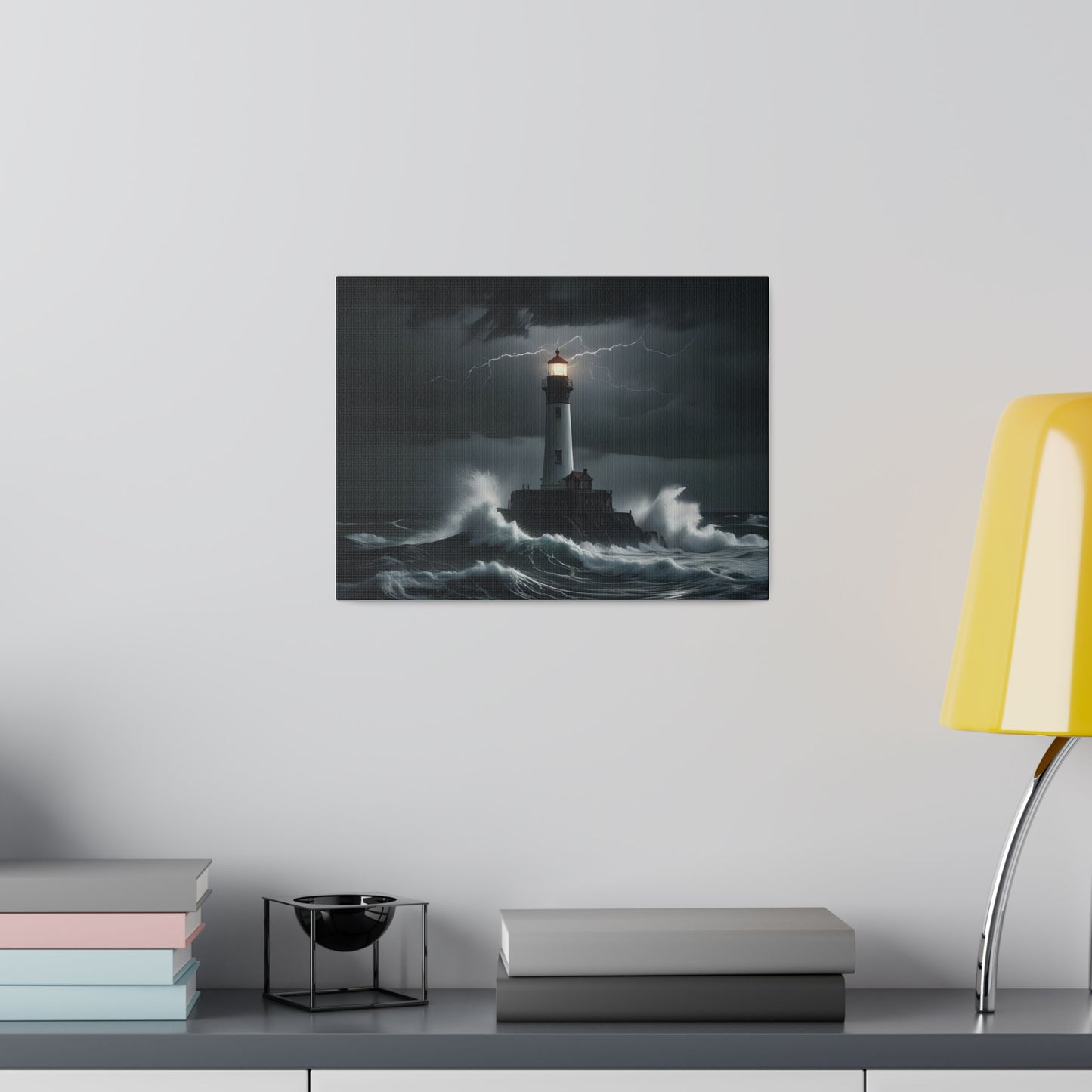 The light house, Wall Art, Matte Canvas, Stretched, 0.75"