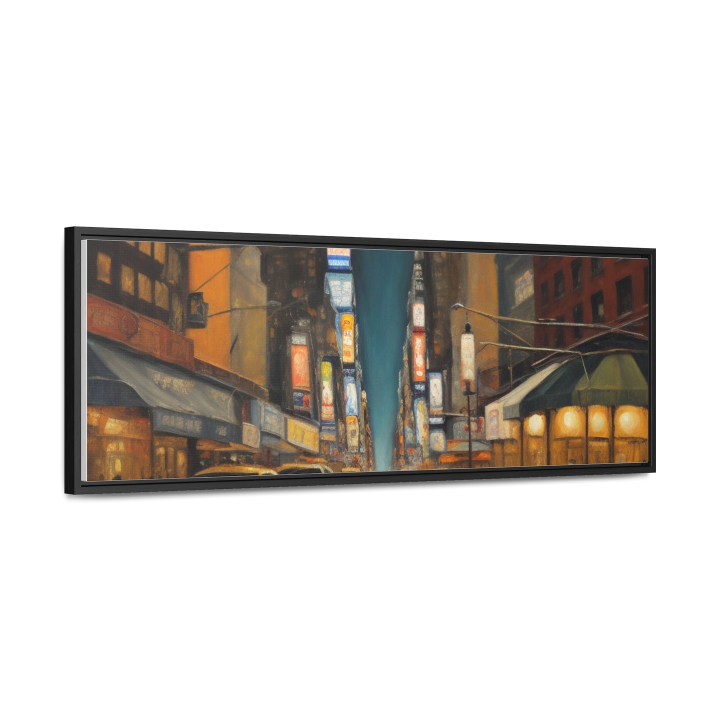 The City, Wall Art, Gallery Canvas Wraps, Horizontal Frame