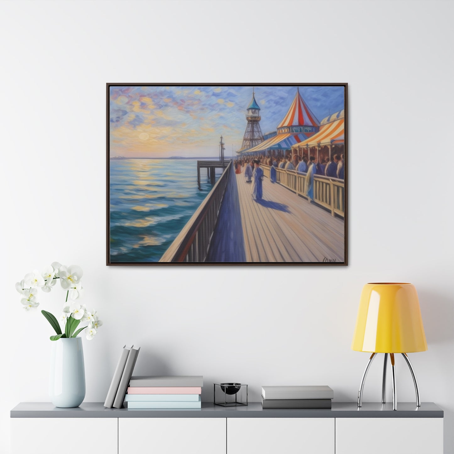 Pier, Wall Art, Gallery Canvas Wraps, Horizontal Frame