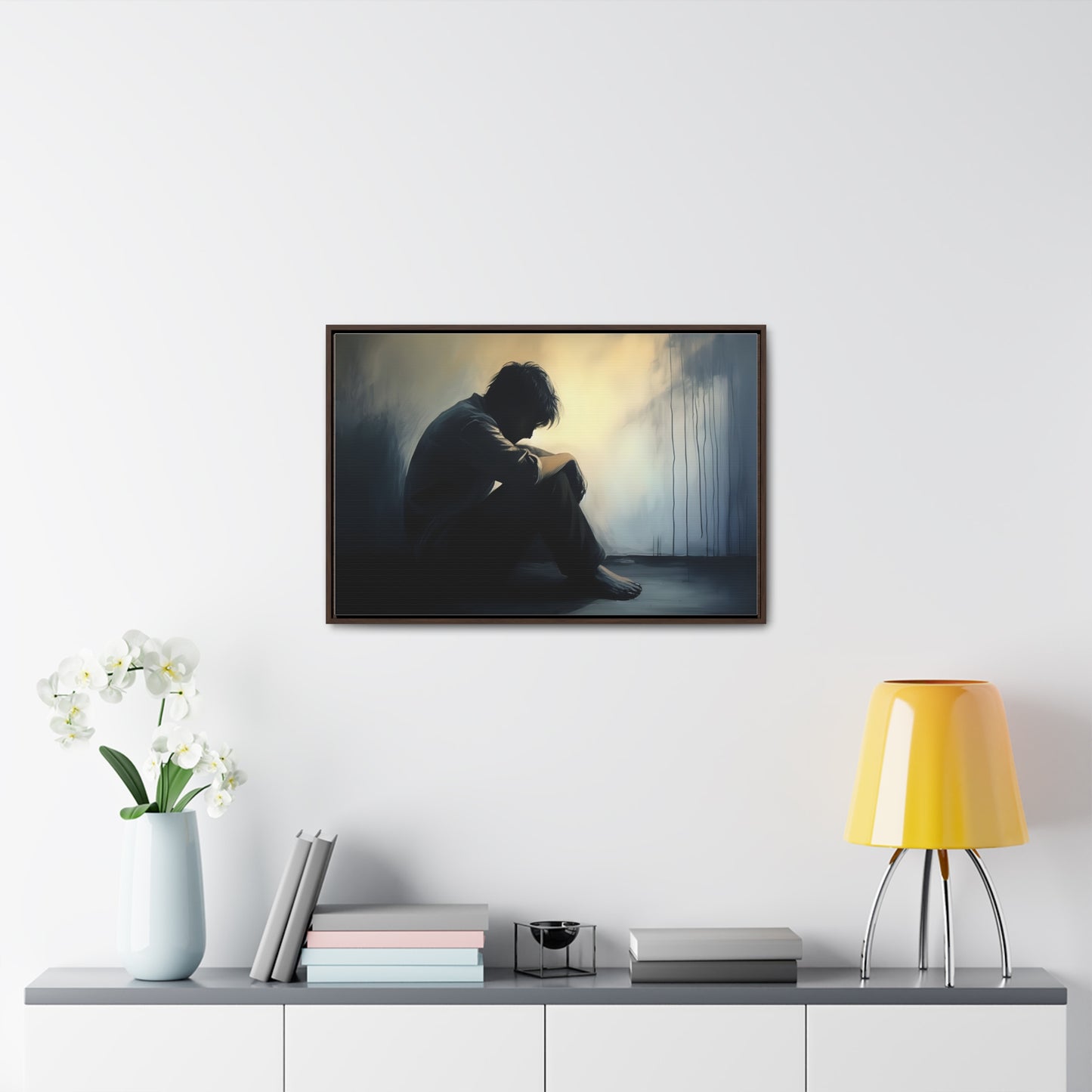 Gloomy, Wall Art, Gallery Canvas Wraps, Horizontal Frame