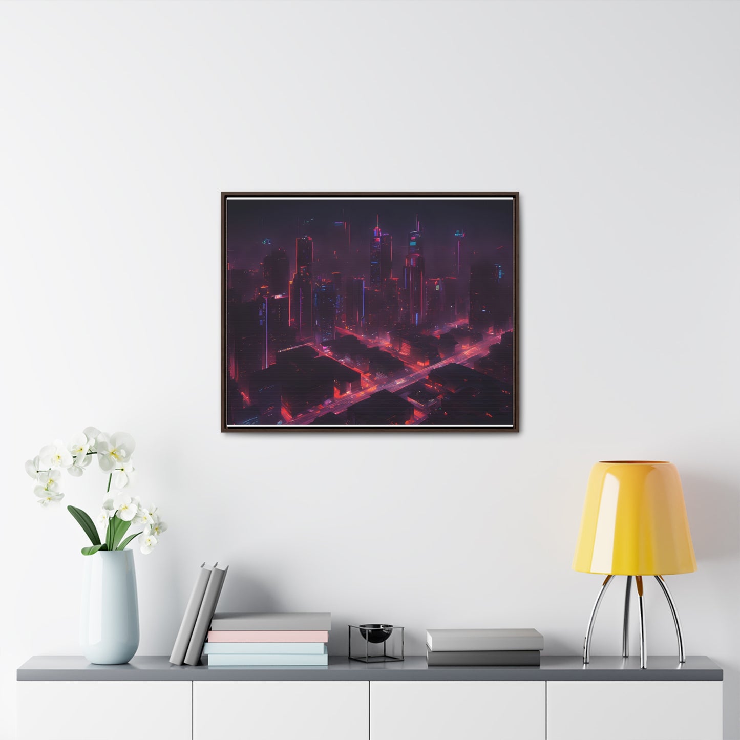 Neon lights, Wall Art, Gallery Canvas Wraps, Horizontal Frame