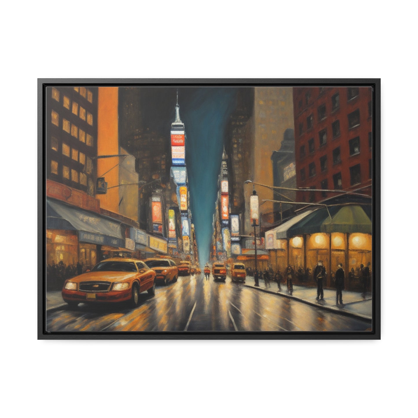 The City, Wall Art, Gallery Canvas Wraps, Horizontal Frame