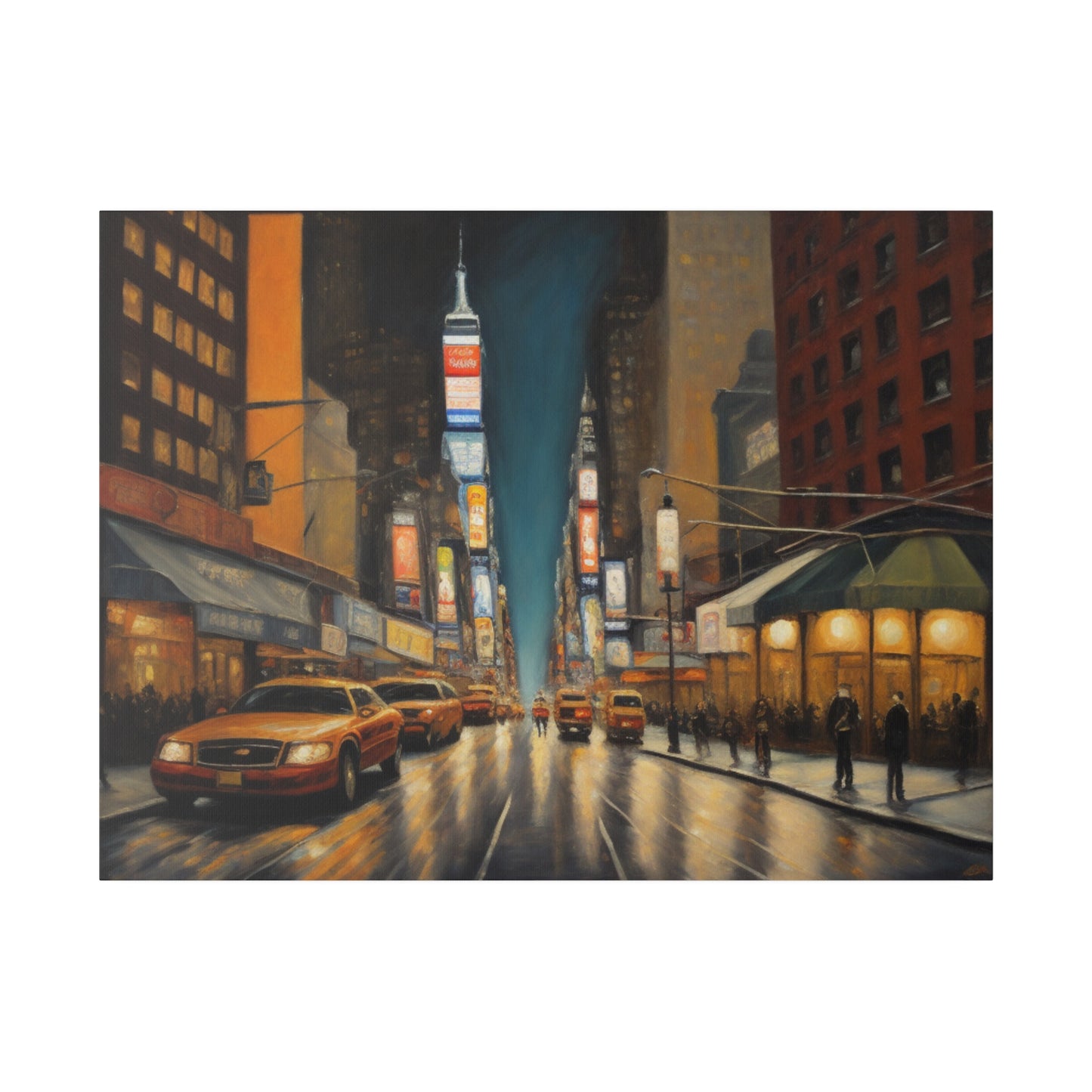 The City, Wall Art, Matte Canvas, Stretched, 0.75"