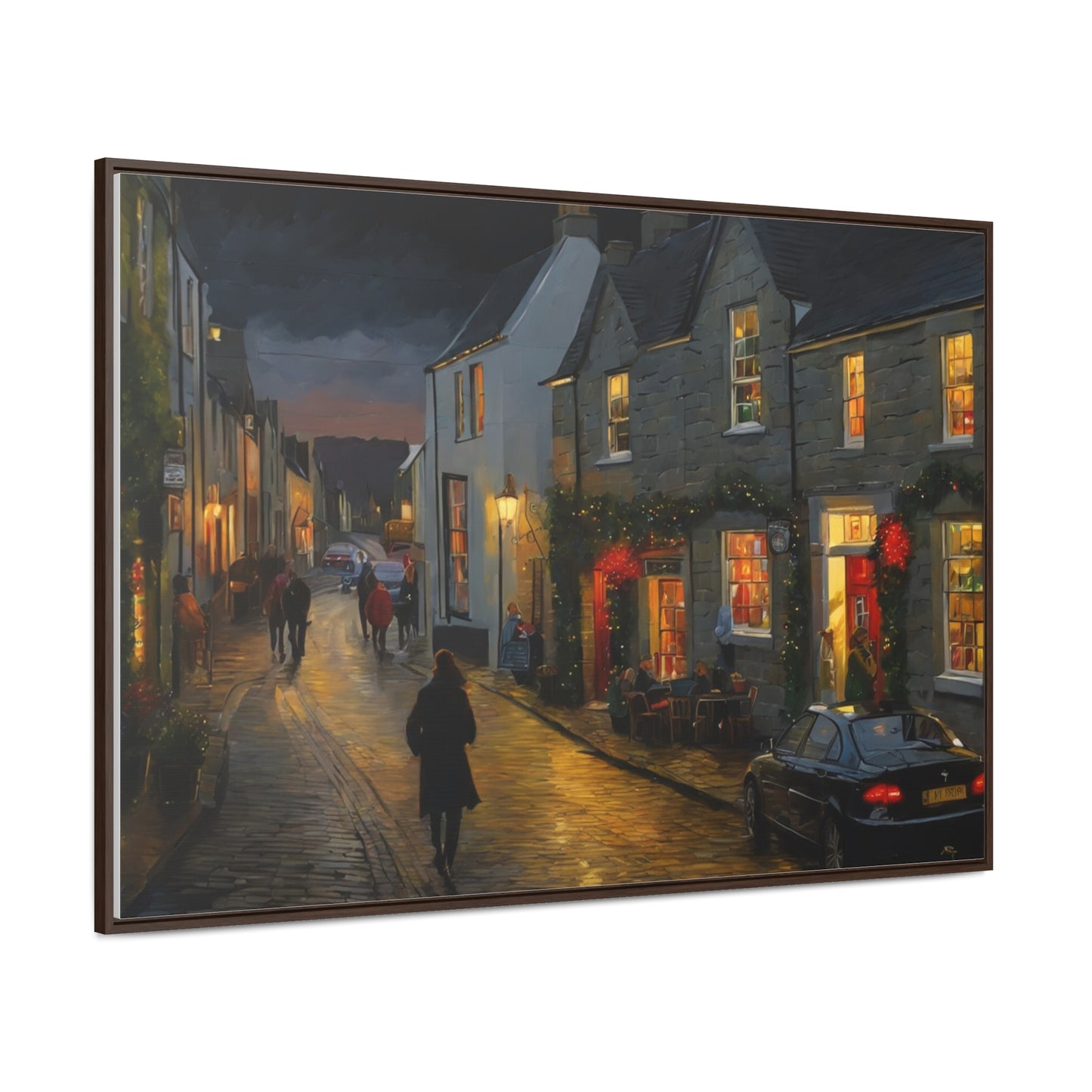 Calm Town, Wall Art, Gallery Canvas Wraps, Horizontal Frame